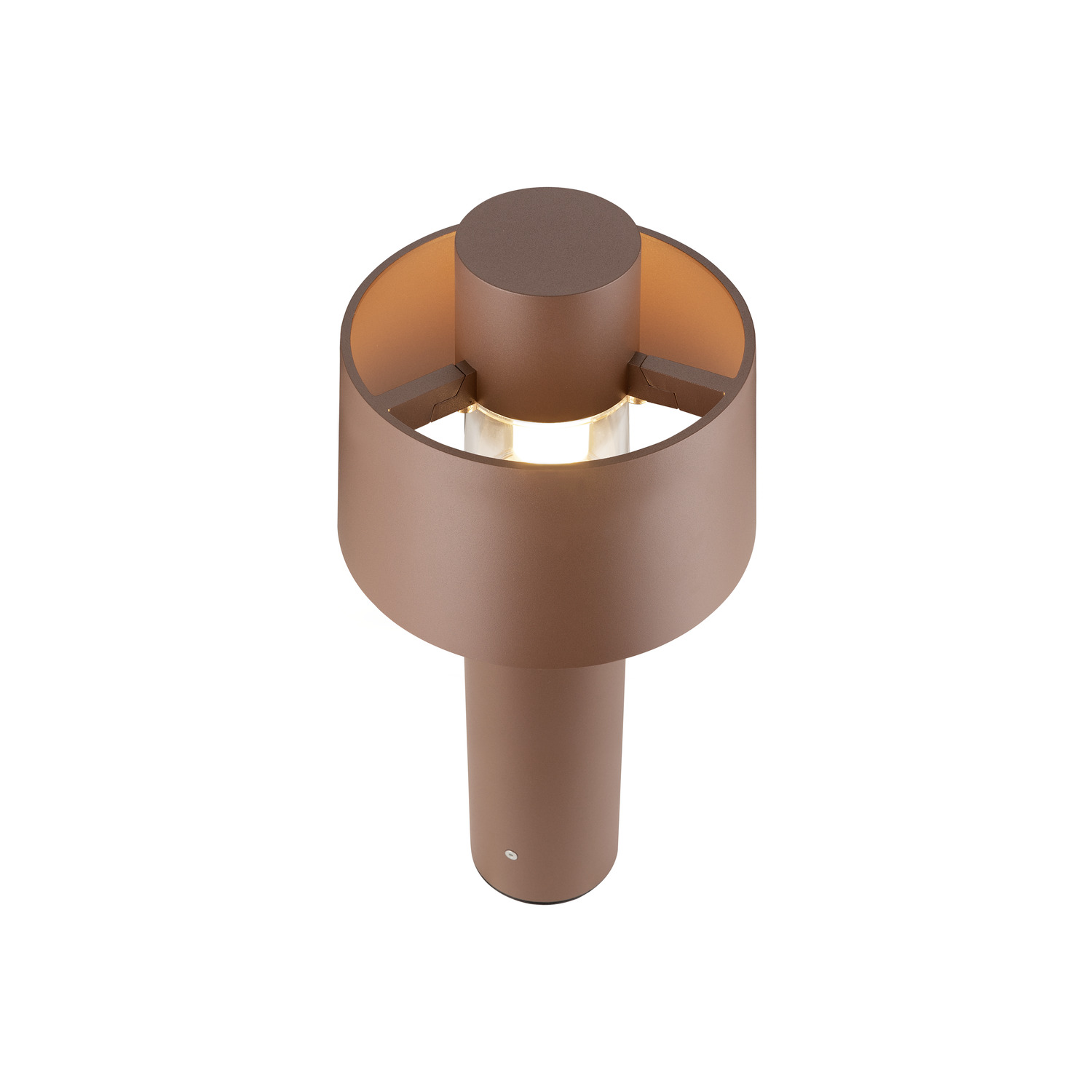 PHOTONI CYL POLE 45 Golvstående lampa, E27, 1x max. 13 W, rost - SLV | Bellalite