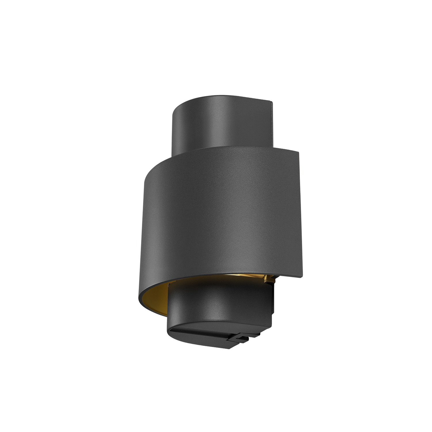 PHOTONI CYL Vägglampa, cylindrisk, 1x max. 13 W, E27, svart - SLV | Bellalite