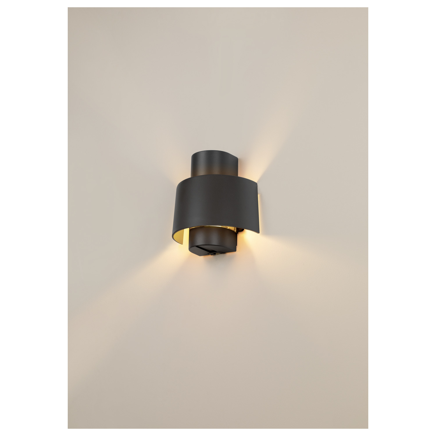 PHOTONI CYL Vägglampa, cylindrisk, 1x max. 13 W, E27, svart - SLV | Bellalite