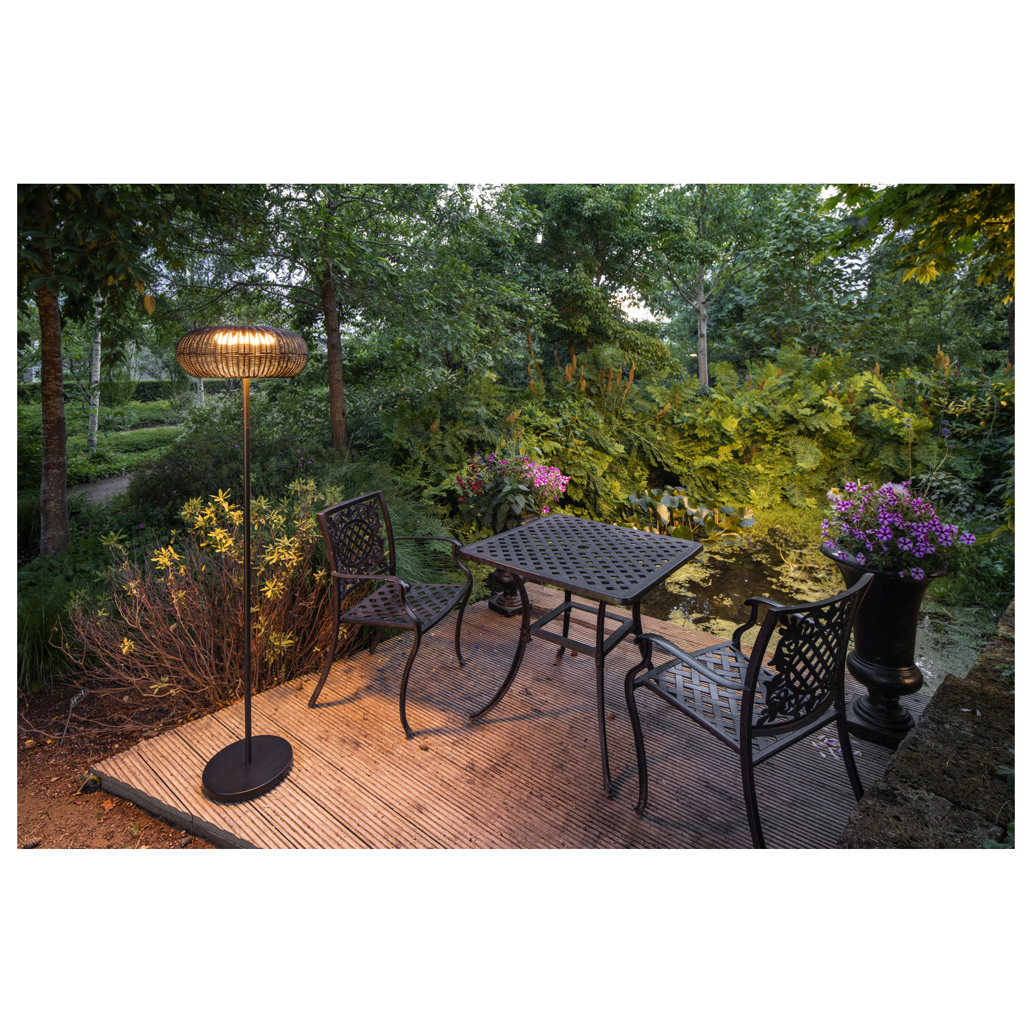 ADEGAN golvlampa för utomhusbruk, solenergi, 2200 K, IP65 - SLV | Bellalite