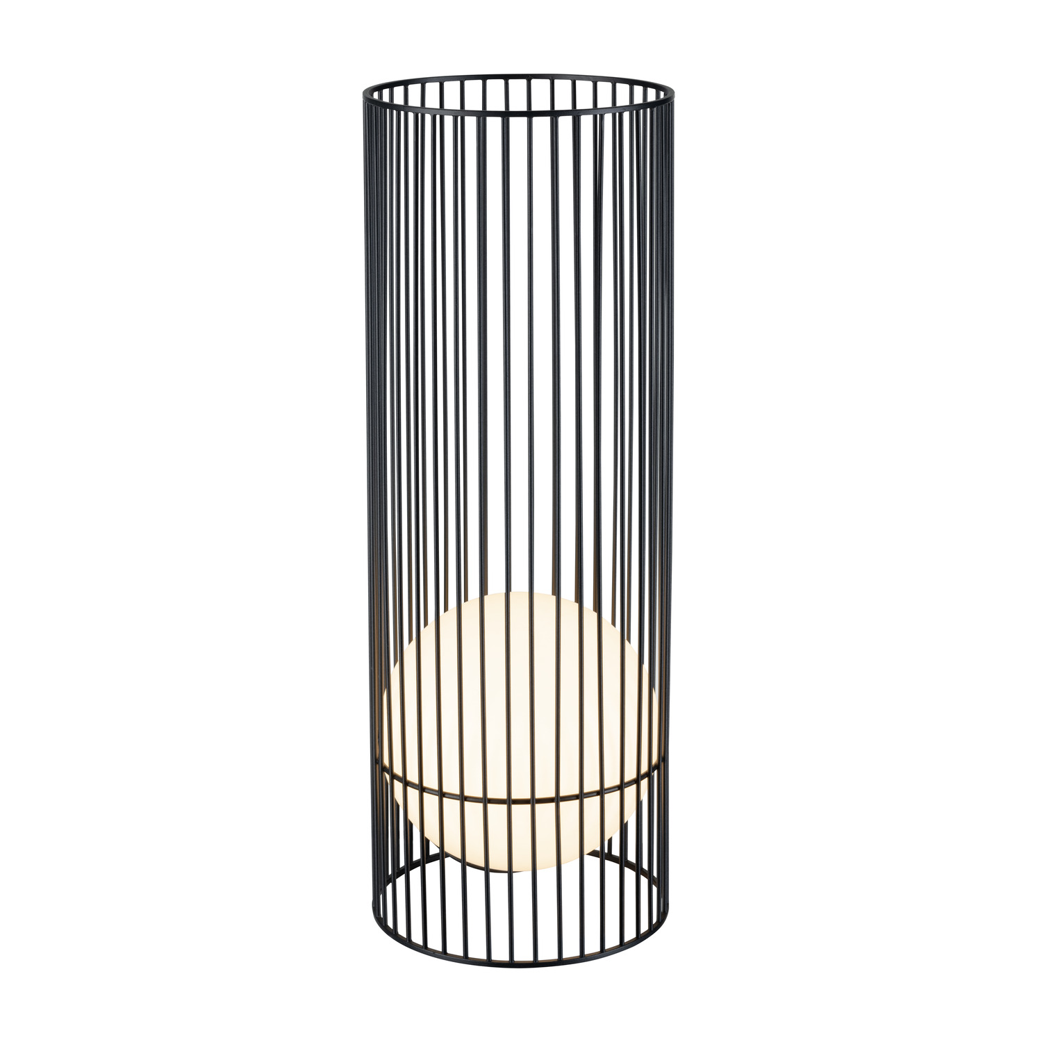 GRID SUN fristående armatur, 2700 K, IP65, svart/milky - SLV | Bellalite