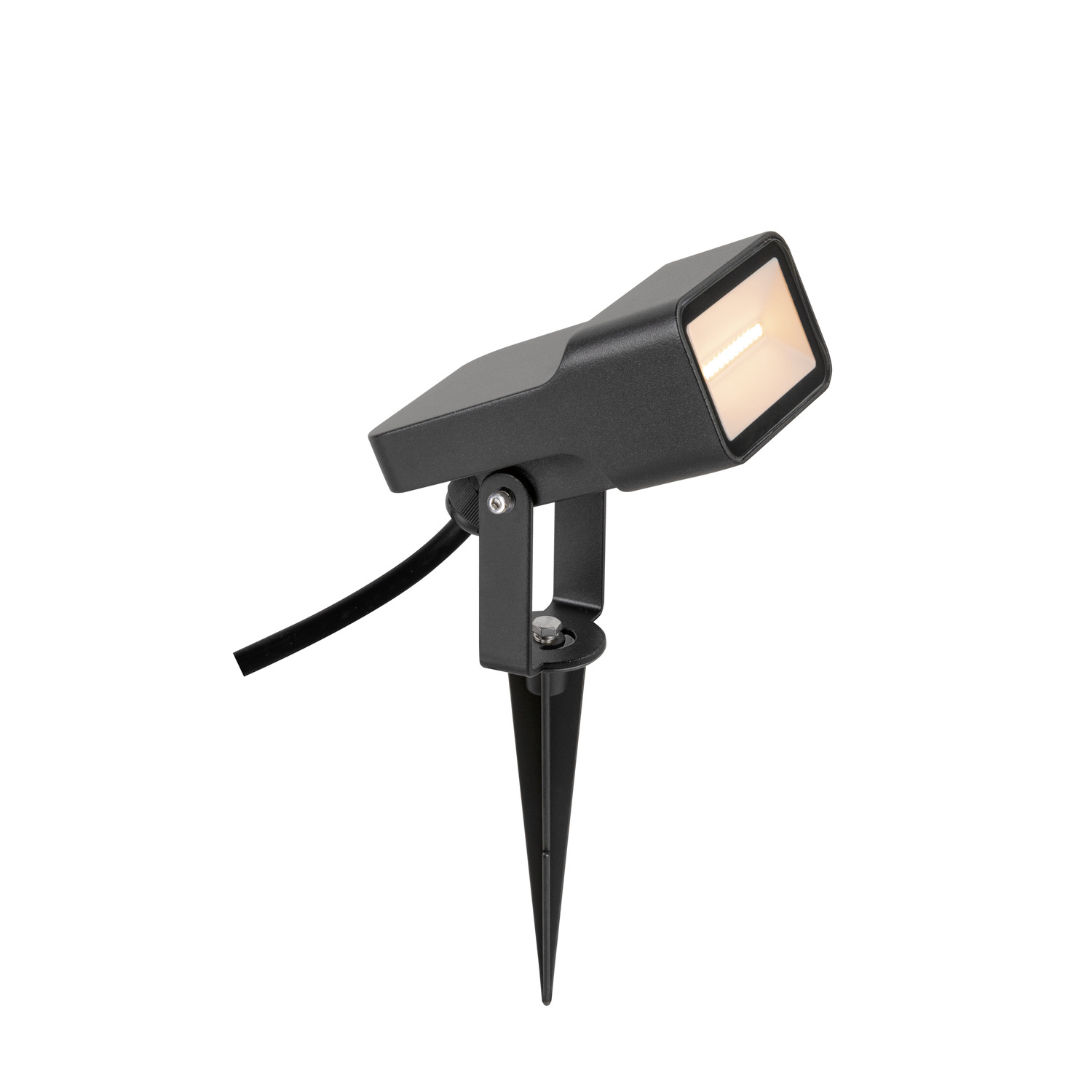 SYNA WIDE Markspettslampa, 2 200 K, 115°, IP65, vinklad, sva - SLV | Bellalite