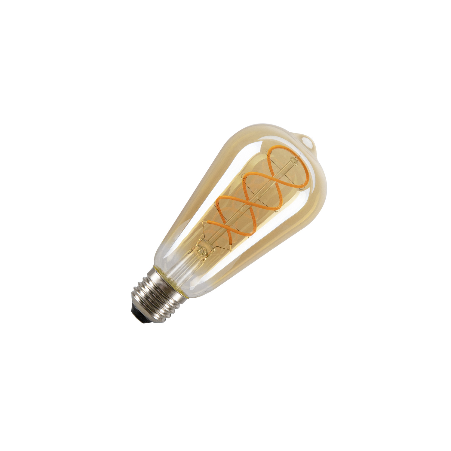 LED ST64 LED-lampa, guld, E27, 4 W, 1800 K - SLV | Bellalite