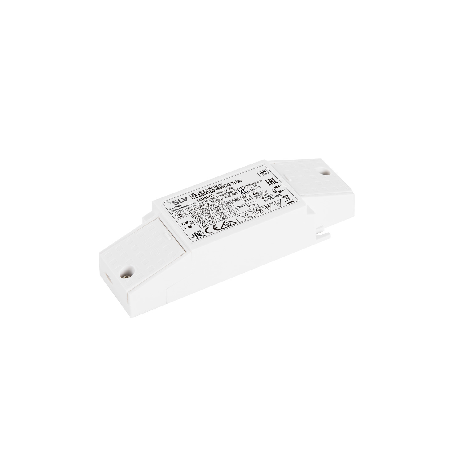 LED-drivrutin 20 W - SLV | Bellalite