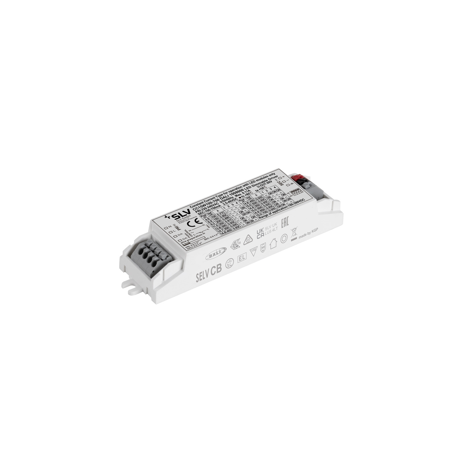 LED-drivrutin 15 W - SLV | Bellalite