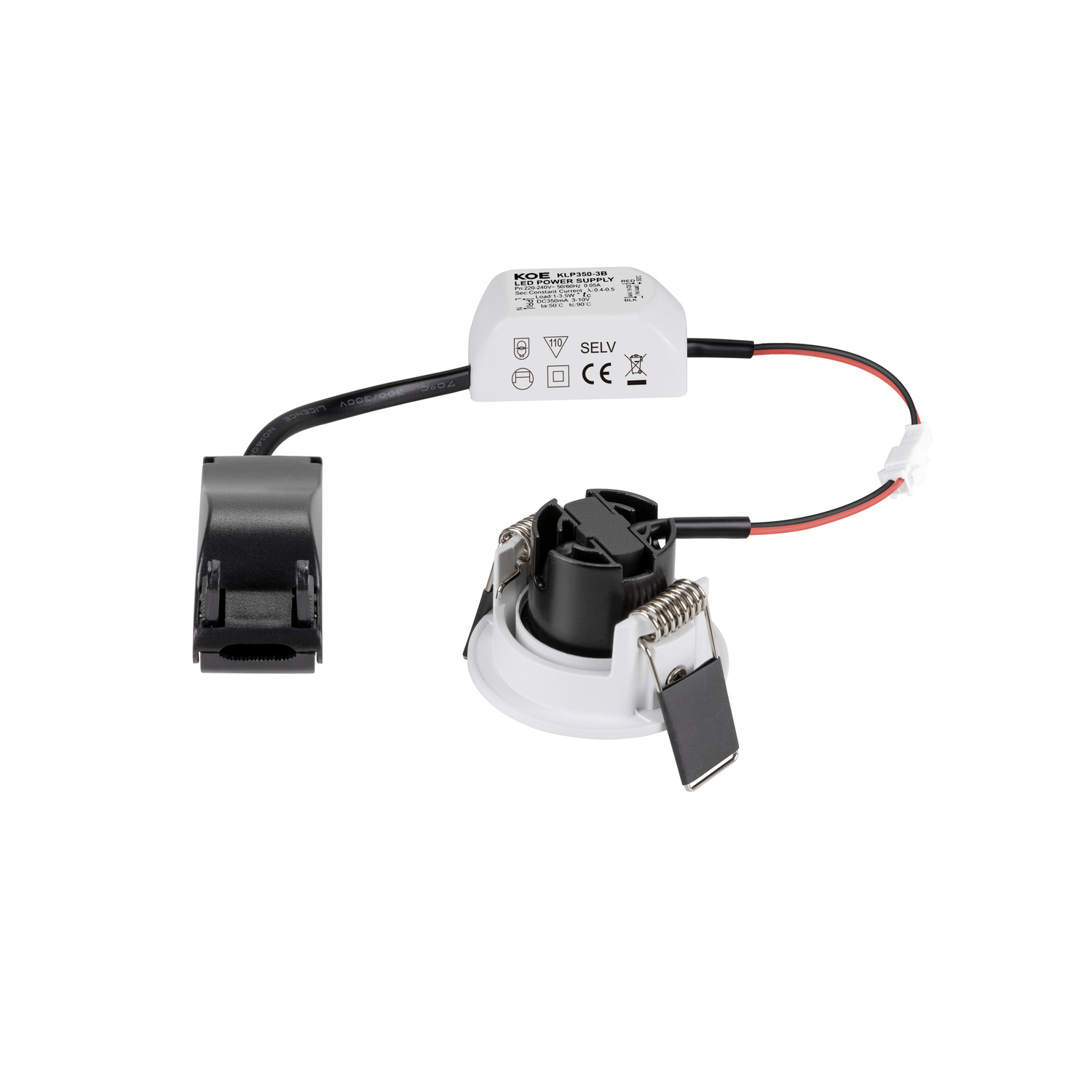 NEW TRIA® 45 DL, rund, infälld taklampa, 2700 K, 24°, vit - SLV | Bellalite