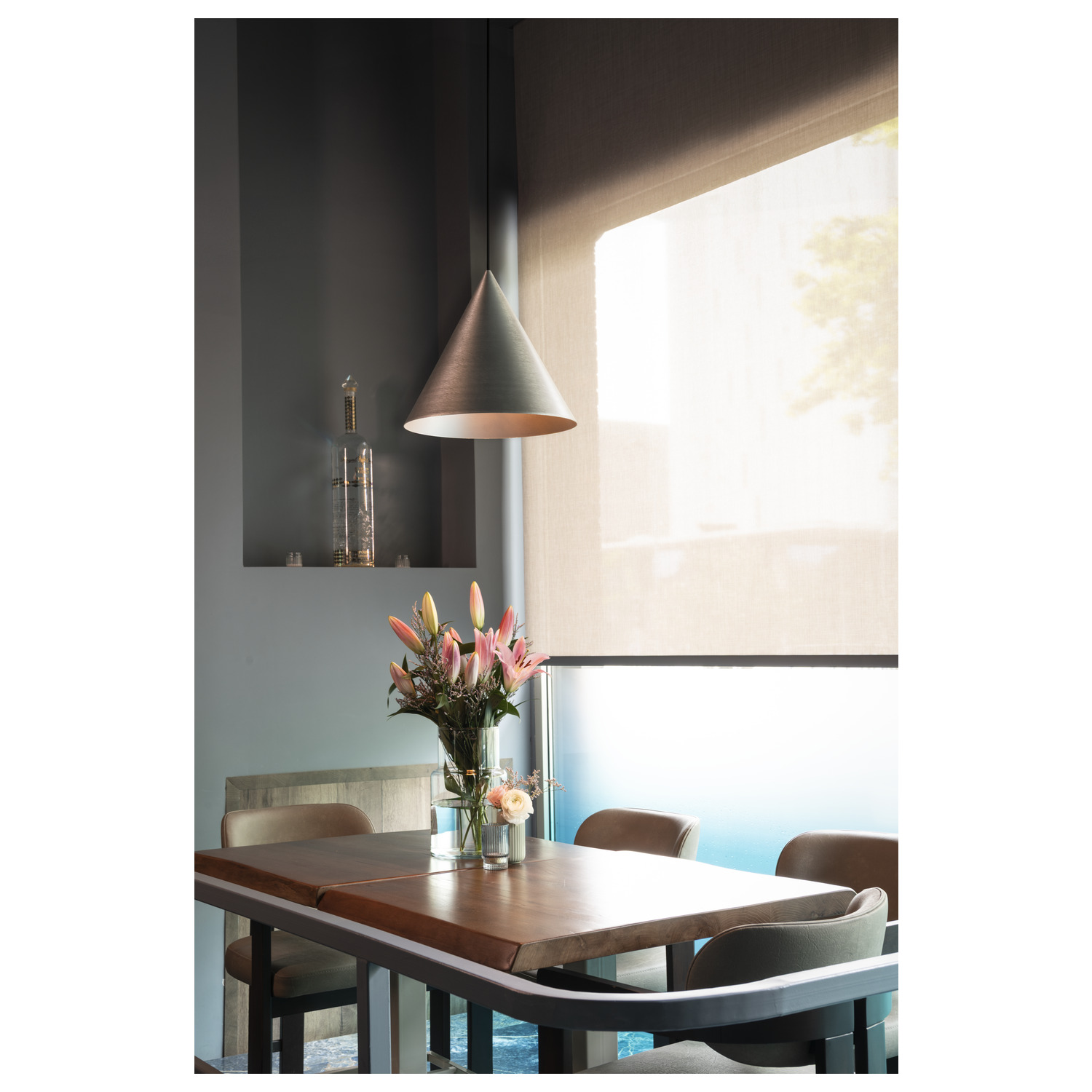 MAGICO 38 taklampa, E27, pendellängd 180 cm, 1 x max. 10 W,  - SLV | Bellalite