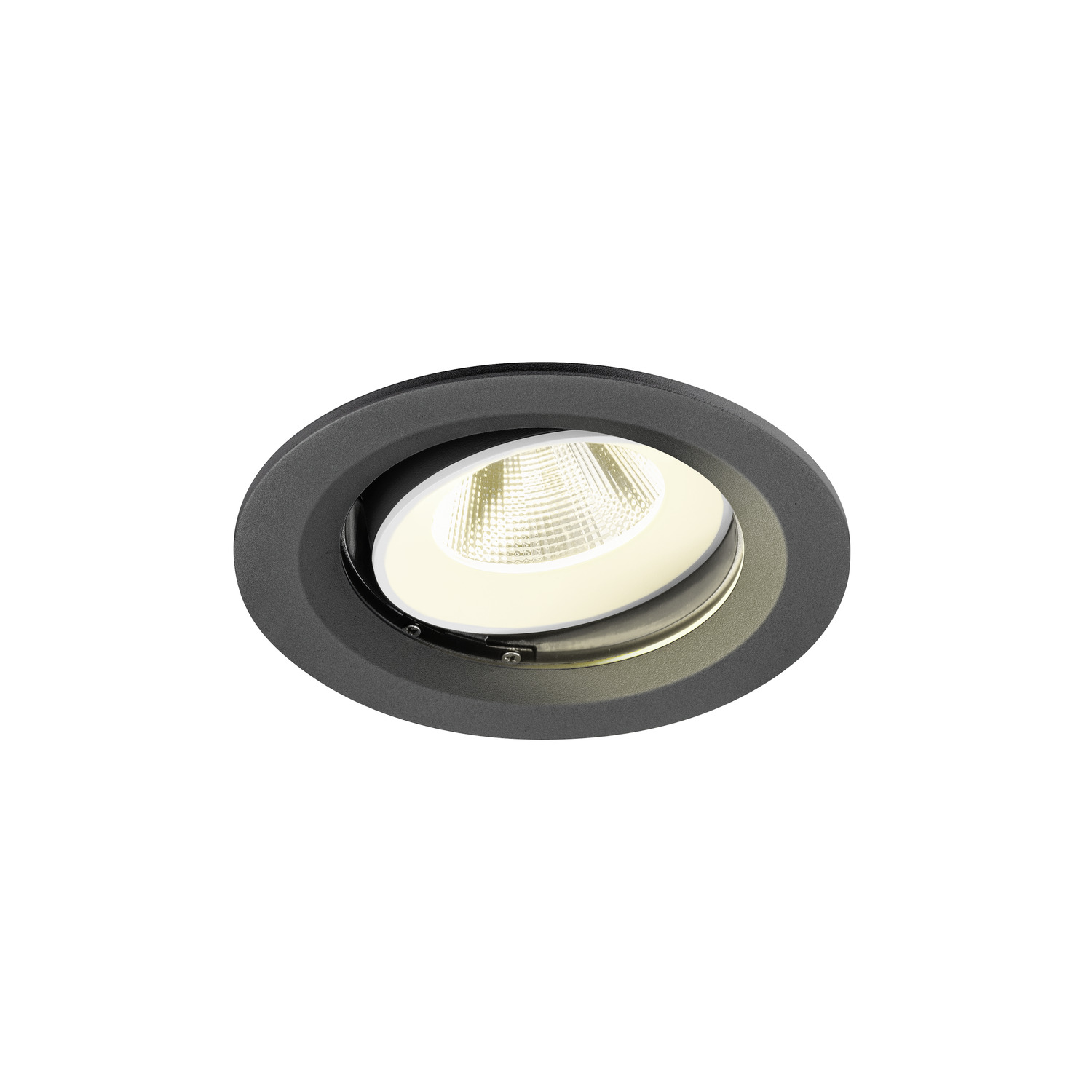 NUMINOS® MOVE M infälld takarmatur, 4000 K, 20°, IP20, rund, svart - SLV | Bellalite