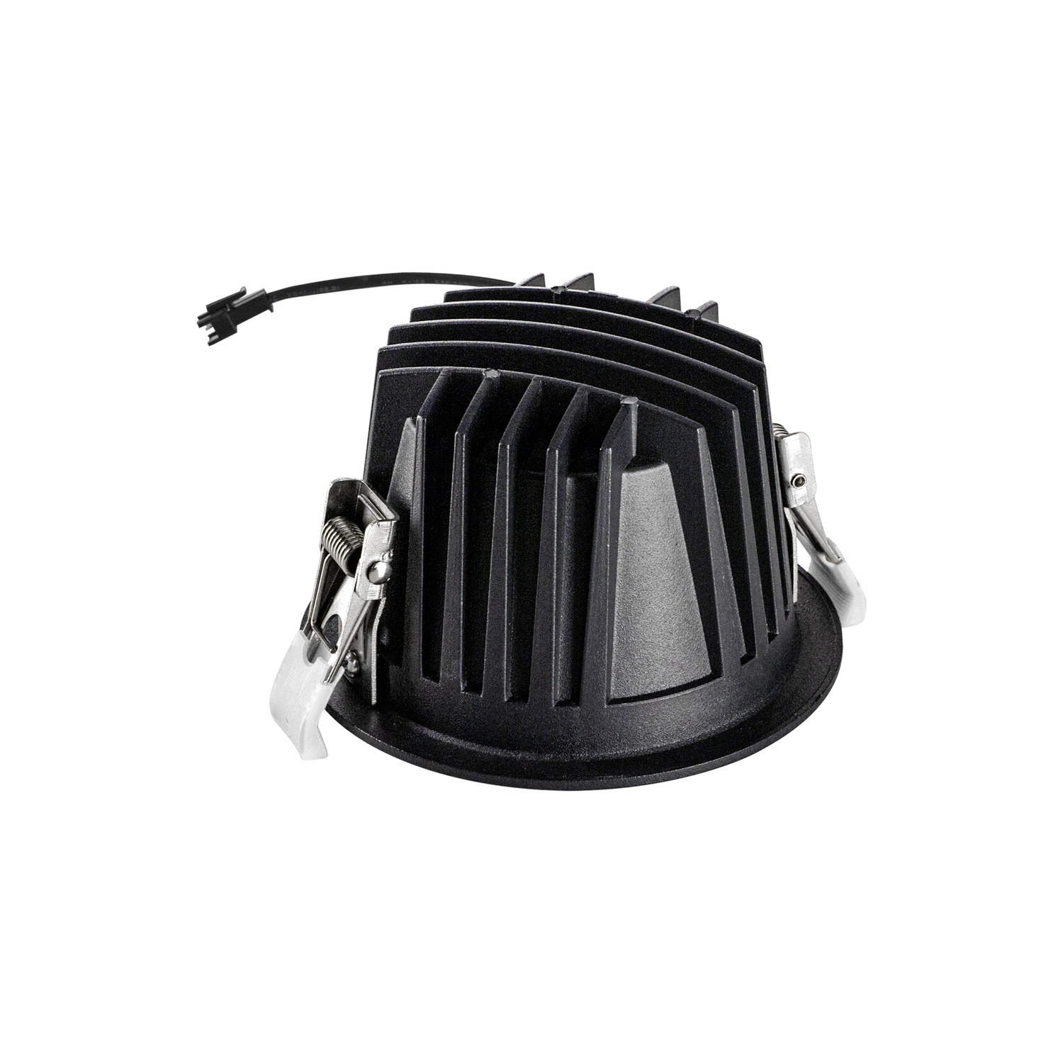 NUMINOS® L infälld takarmatur, 4000 K, 40°, IP20, rund, svart - SLV | Bellalite