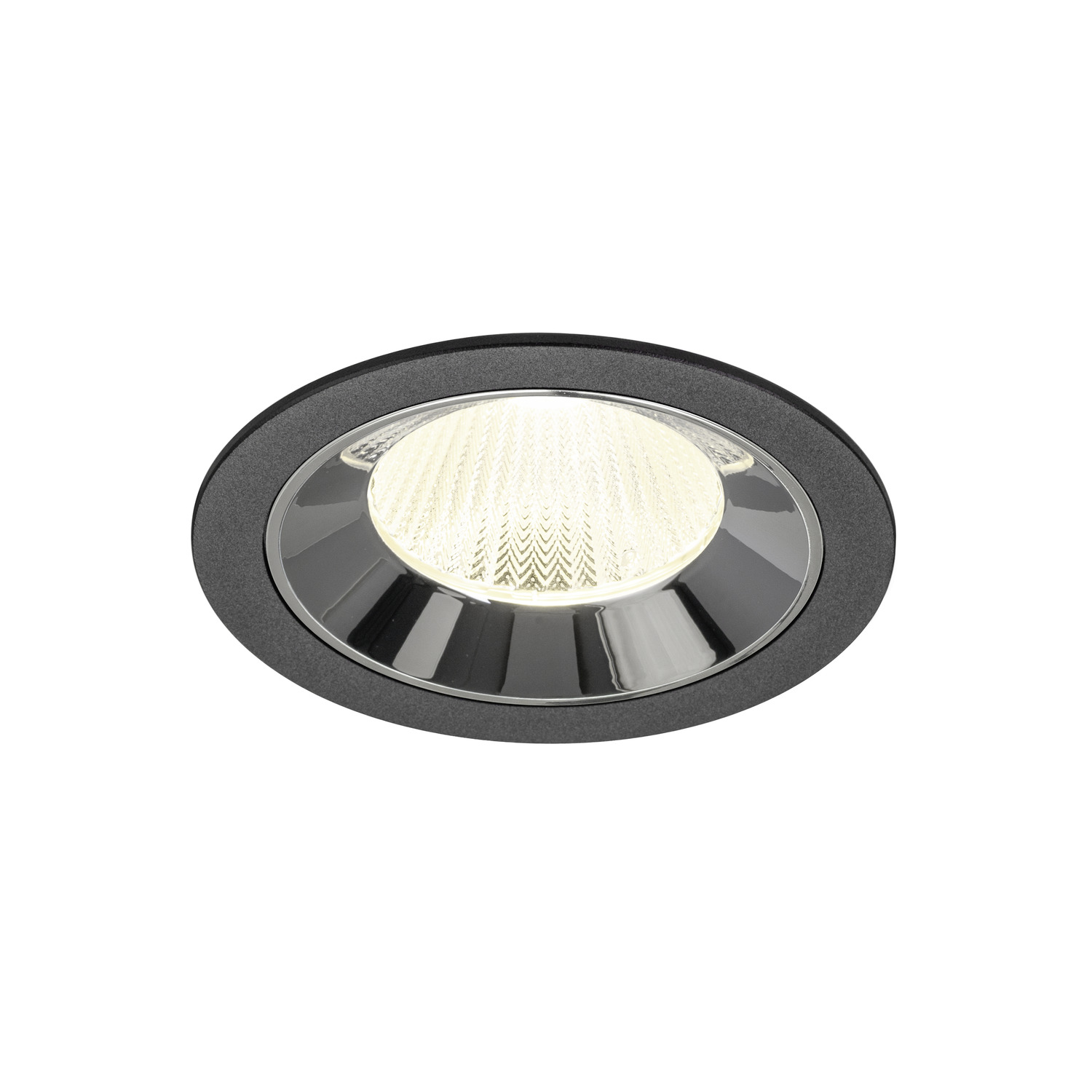 NUMINOS® L infälld taklampa svart / krom 4000 K 40° - SLV | Bellalite