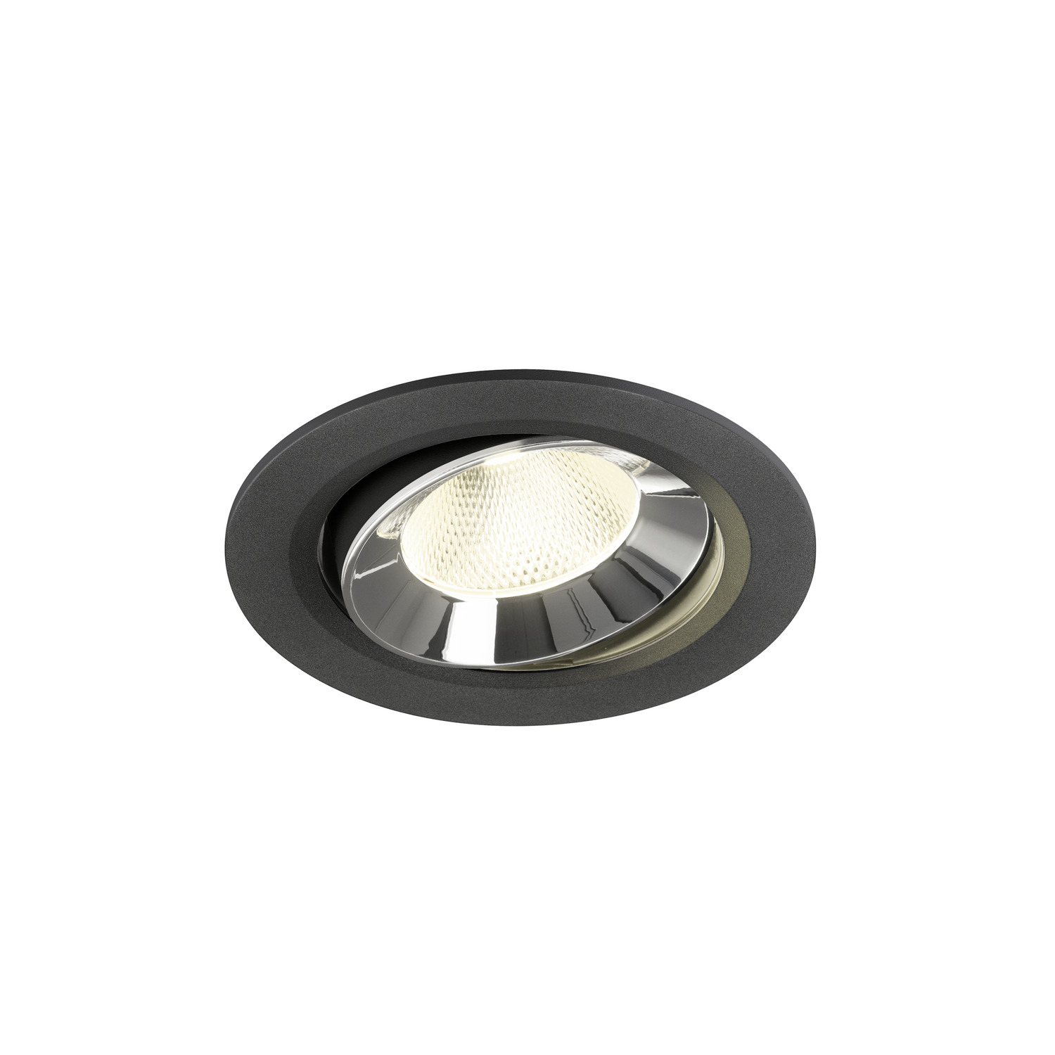 NUMINOS® MOVE L infälld taklampa svart / krom 4000 K 20° - SLV | Bellalite