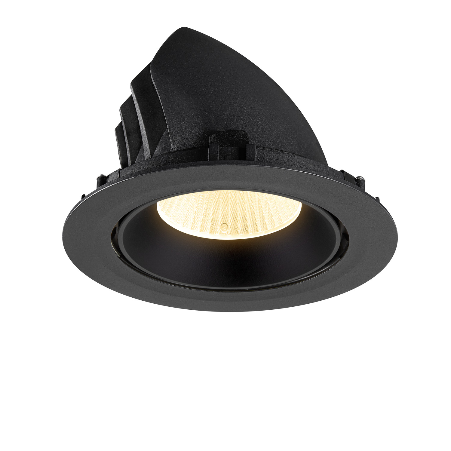 NUMINOS® GIMBLE XL infälld takarmatur, 3000 K, 40°, svart - SLV | Bellalite