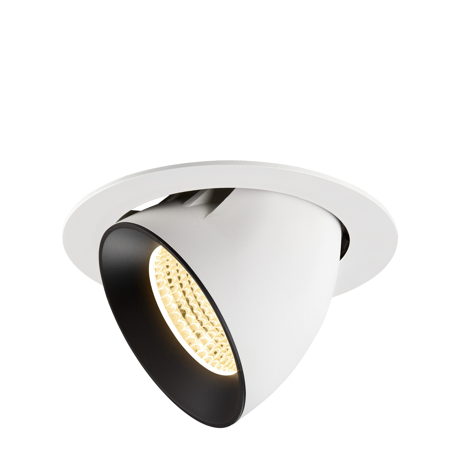 NUMINOS® GIMBLE XL infälld taklampa vit / svart 3000 K 55° - SLV | Bellalite