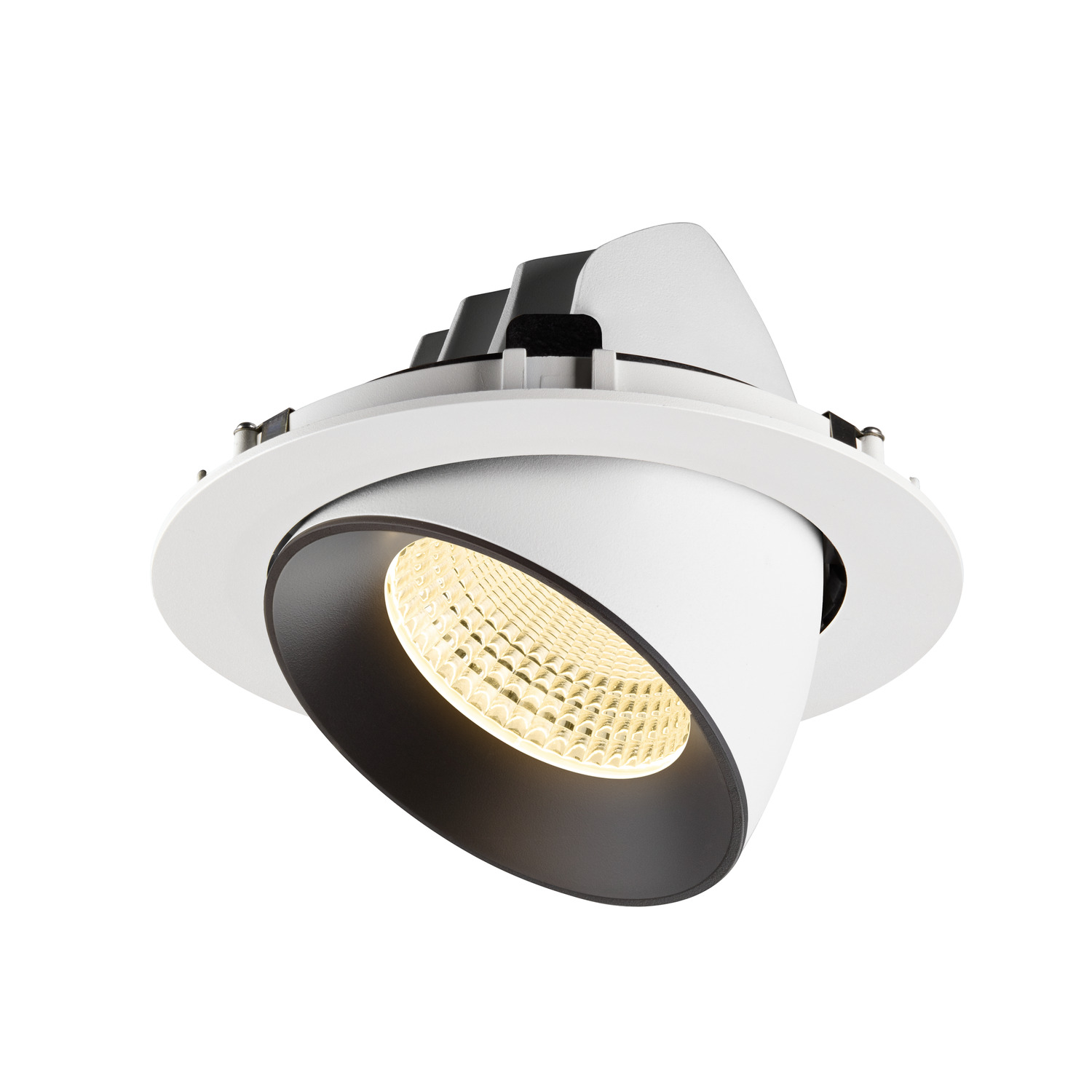 NUMINOS® GIMBLE XL infälld taklampa vit / svart 3000 K 55° - SLV | Bellalite