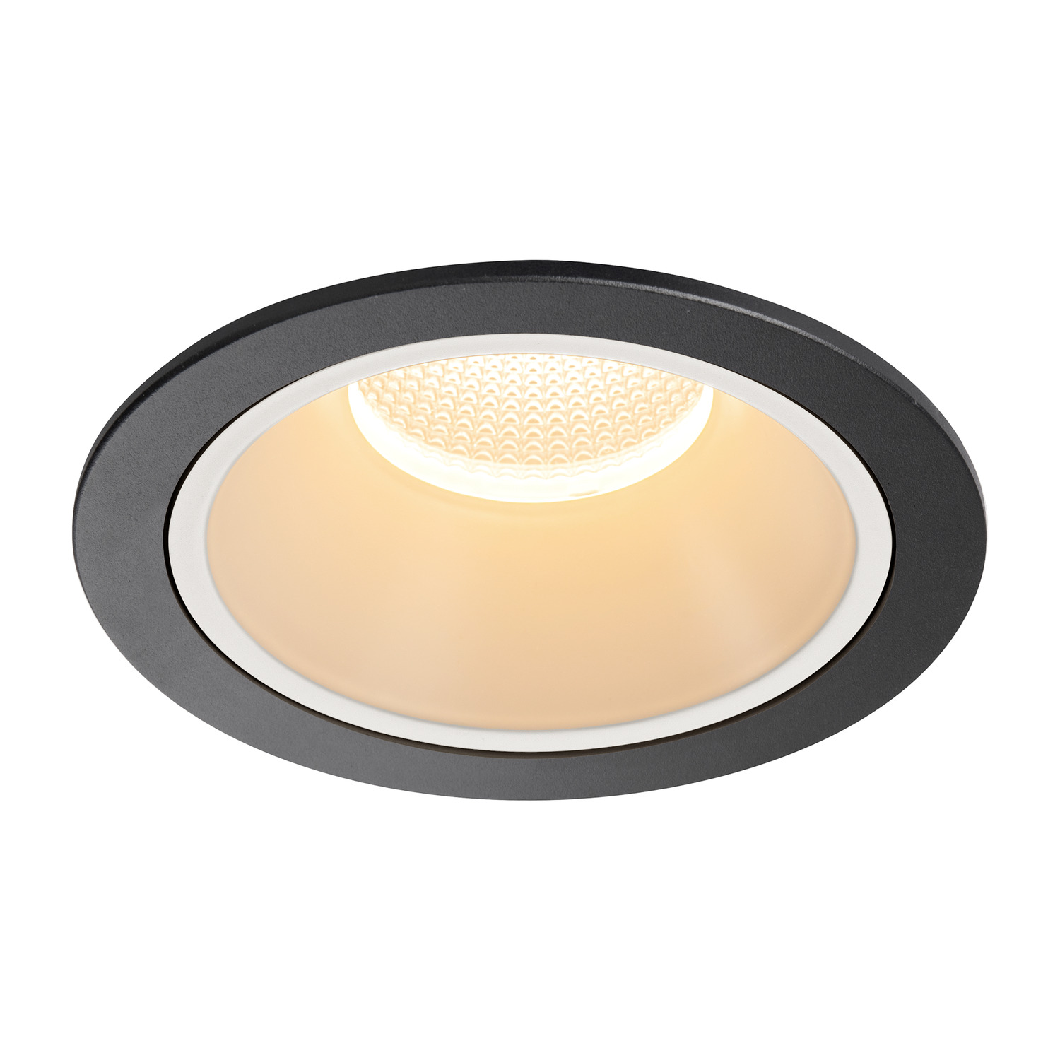 NUMINOS® XL Infälld takarmatur, 2700 K, 40°, IP20, rund, svart - SLV | Bellalite