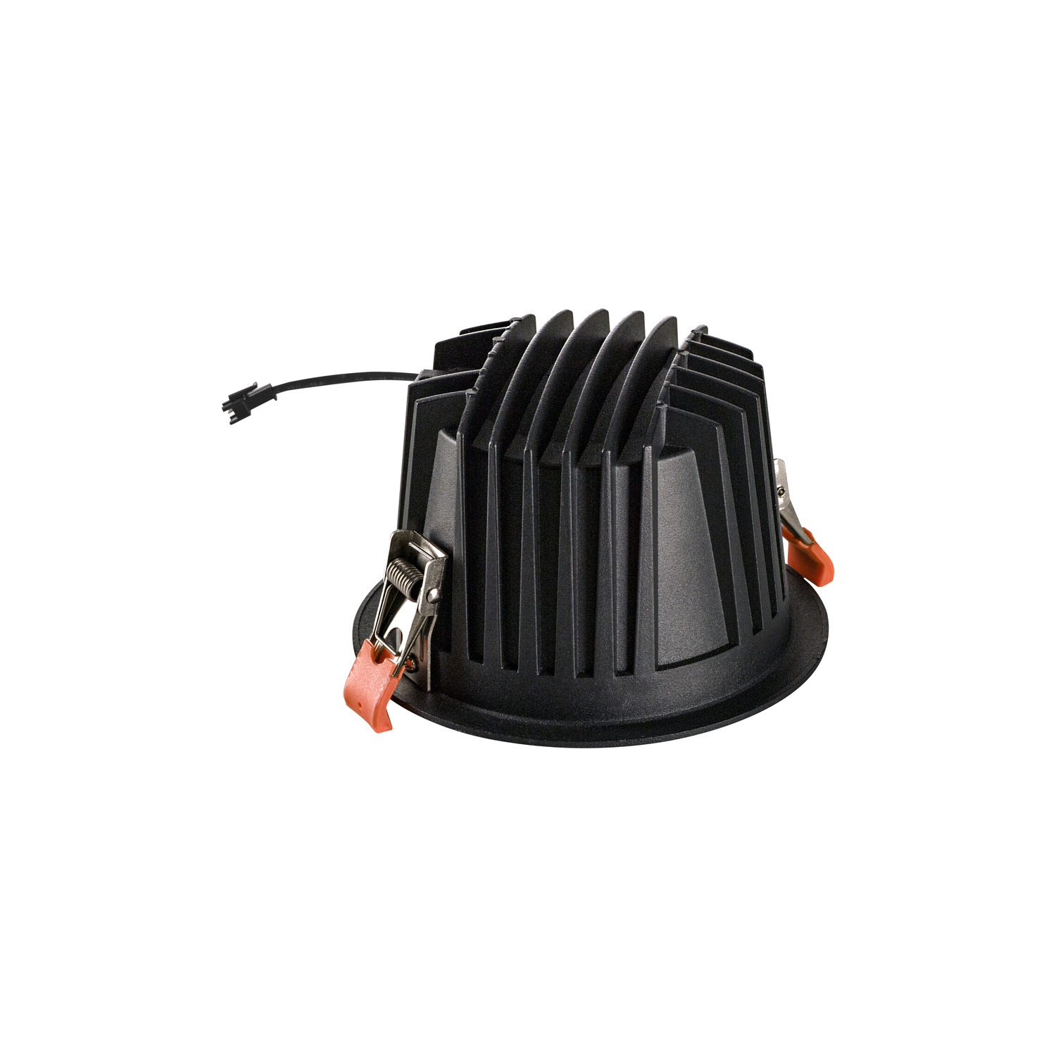 NUMINOS® XL Infälld takarmatur, 2700 K, 40°, IP20, rund, svart - SLV | Bellalite