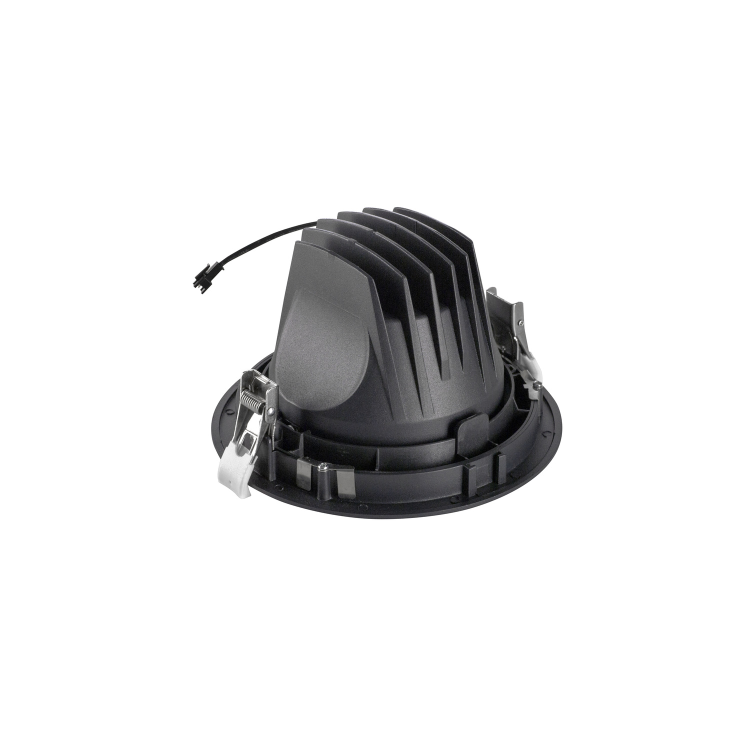 NUMINOS® MOVE XL infälld takarmatur, 2700 K, 40°, IP20, rund, svart - SLV | Bellalite