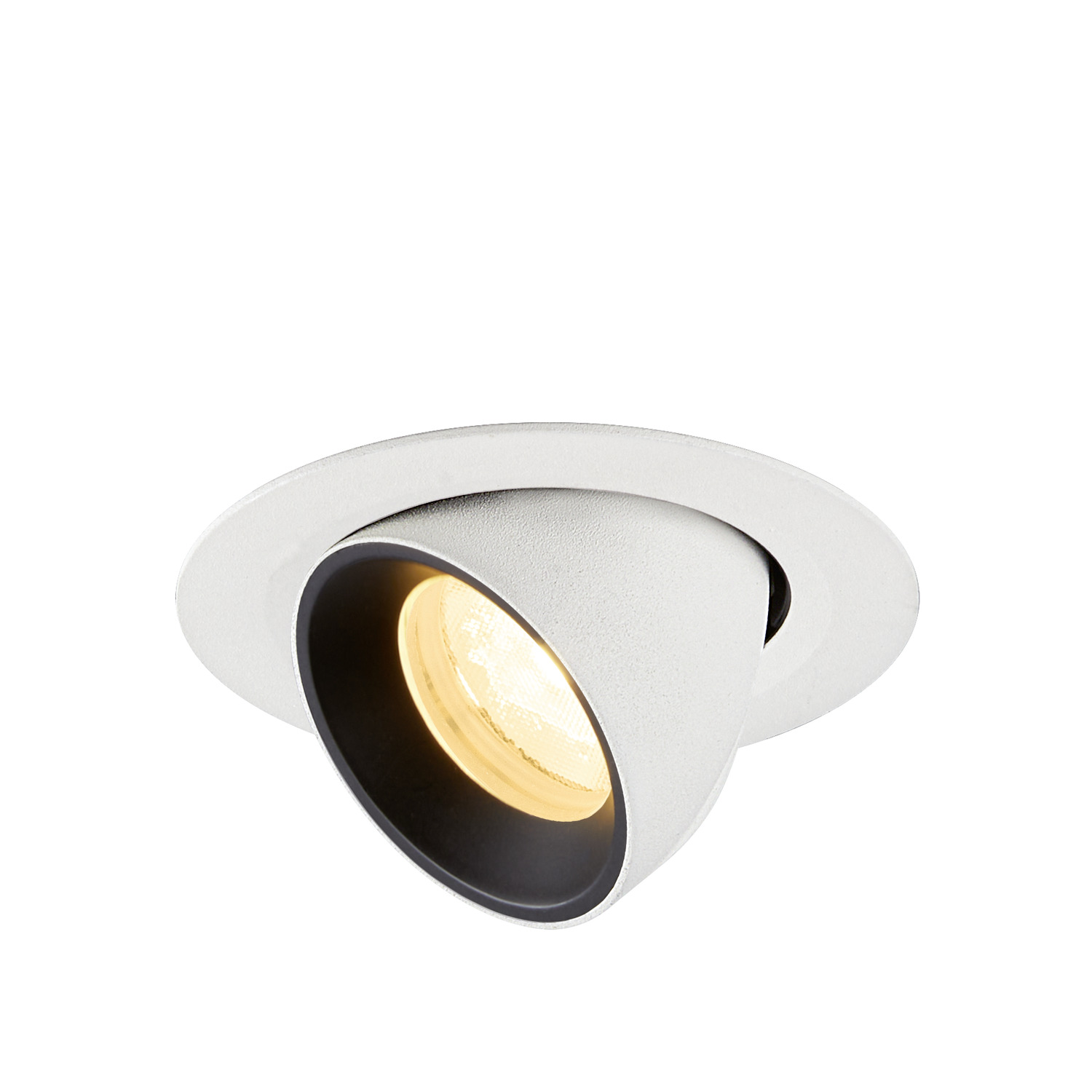 NUMINOS® GIMBLE XS infälld taklampa vit / svart 3000 K 40° - SLV | Bellalite