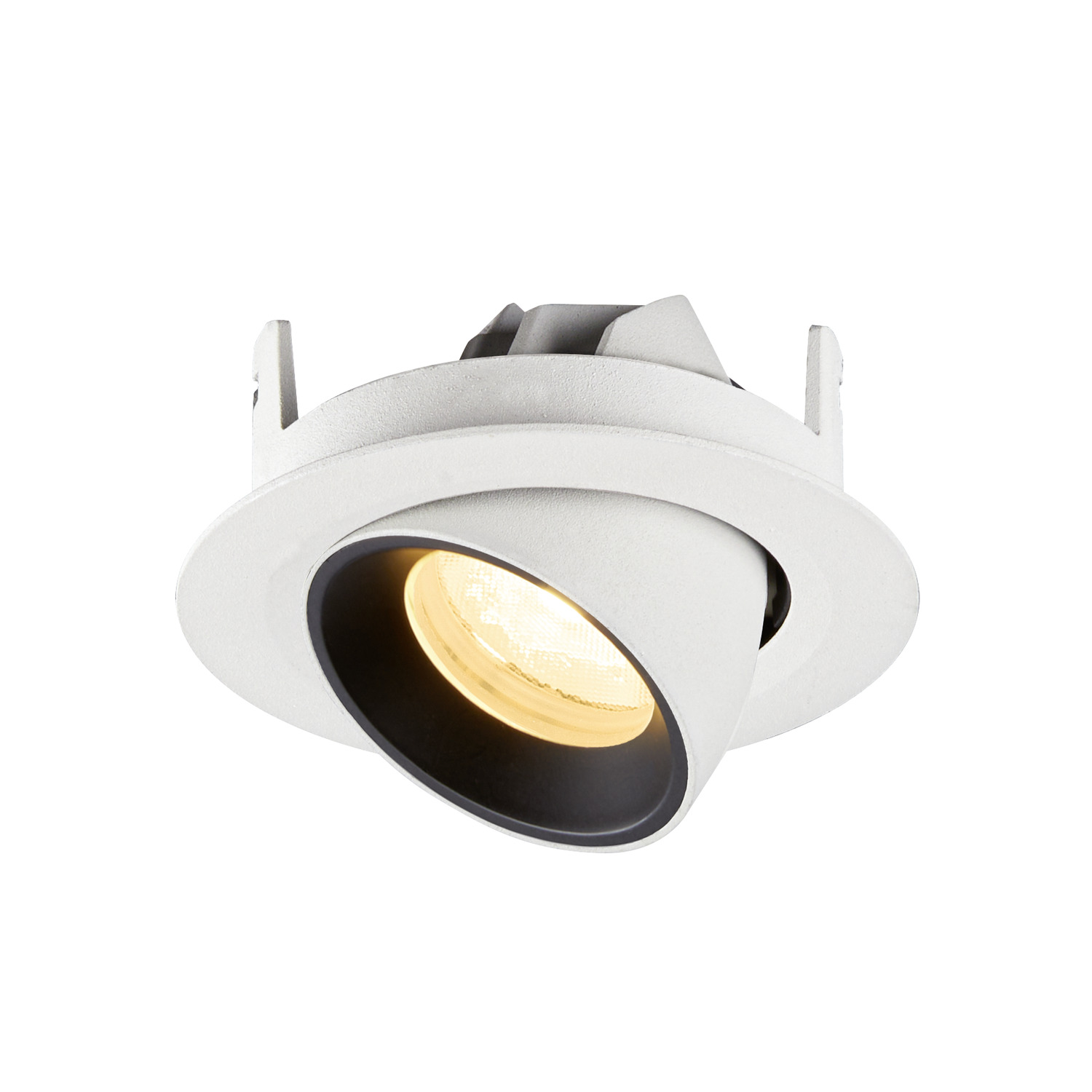 NUMINOS® GIMBLE XS infälld taklampa vit / svart 3000 K 40° - SLV | Bellalite