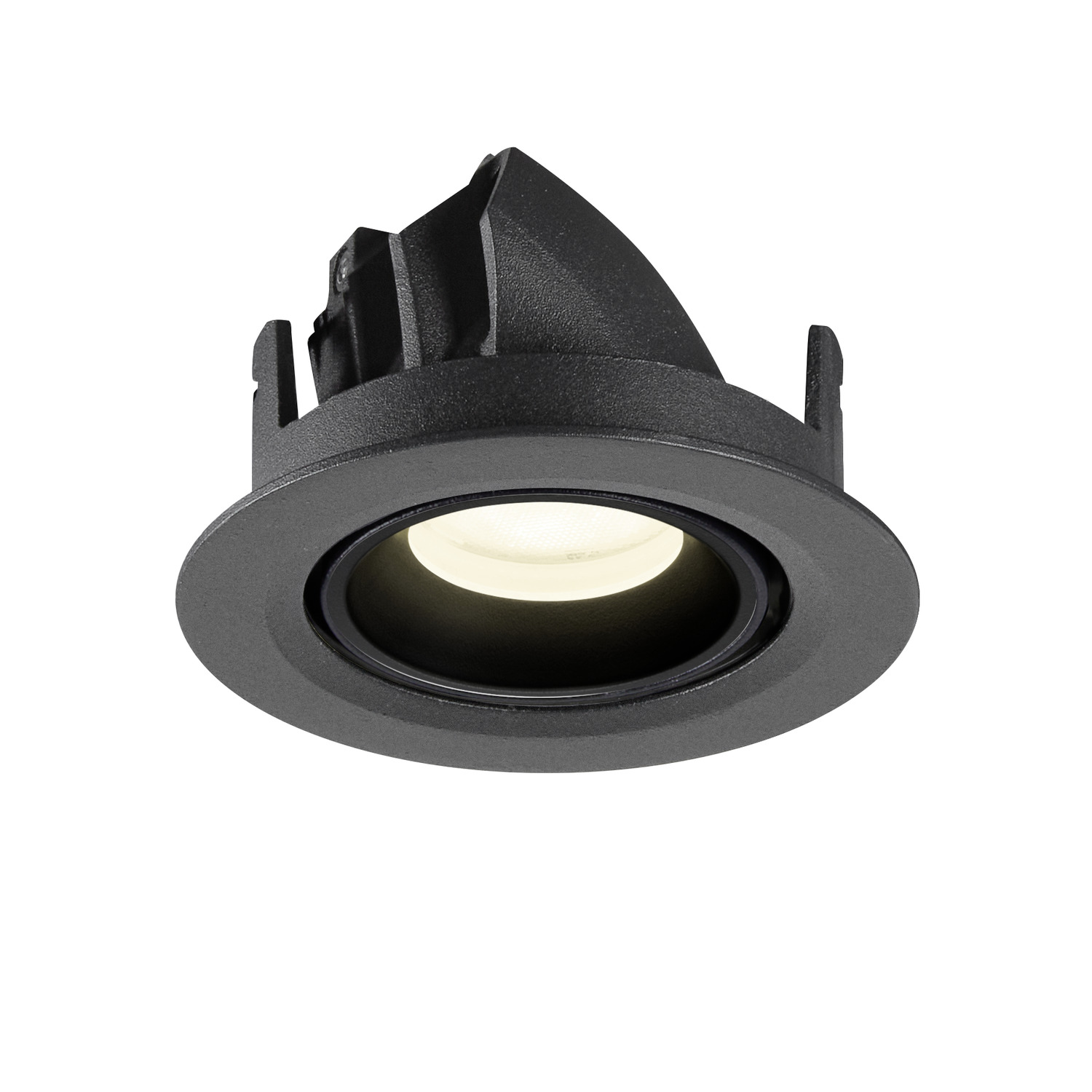 NUMINOS® GIMBLE XS infälld takarmatur, 4000 K, 55°, IP20, rund, svart - SLV | Bellalite