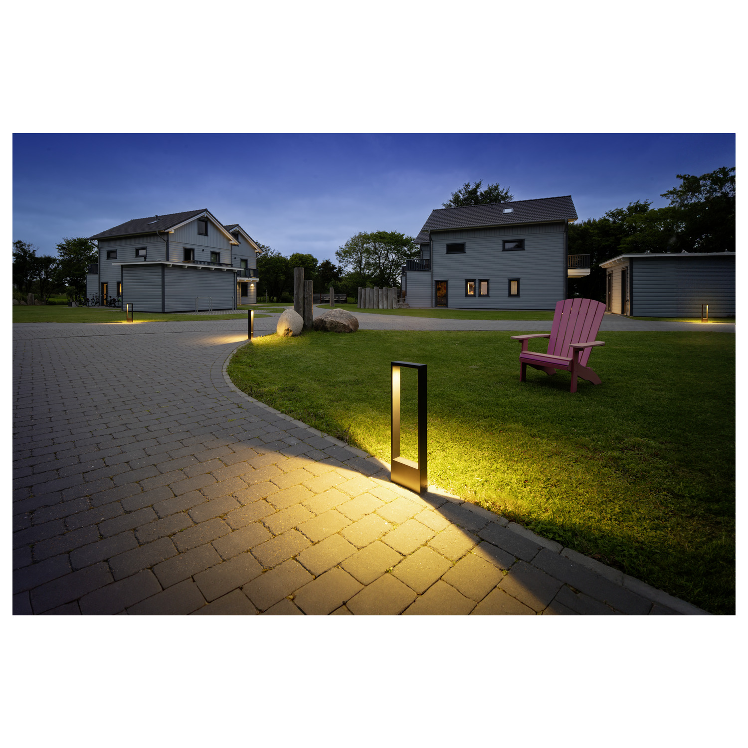 FLATT II 62 fristående armatur, PHASE, 2700 K, IP65, fyrkant,  - SLV | Bellalite