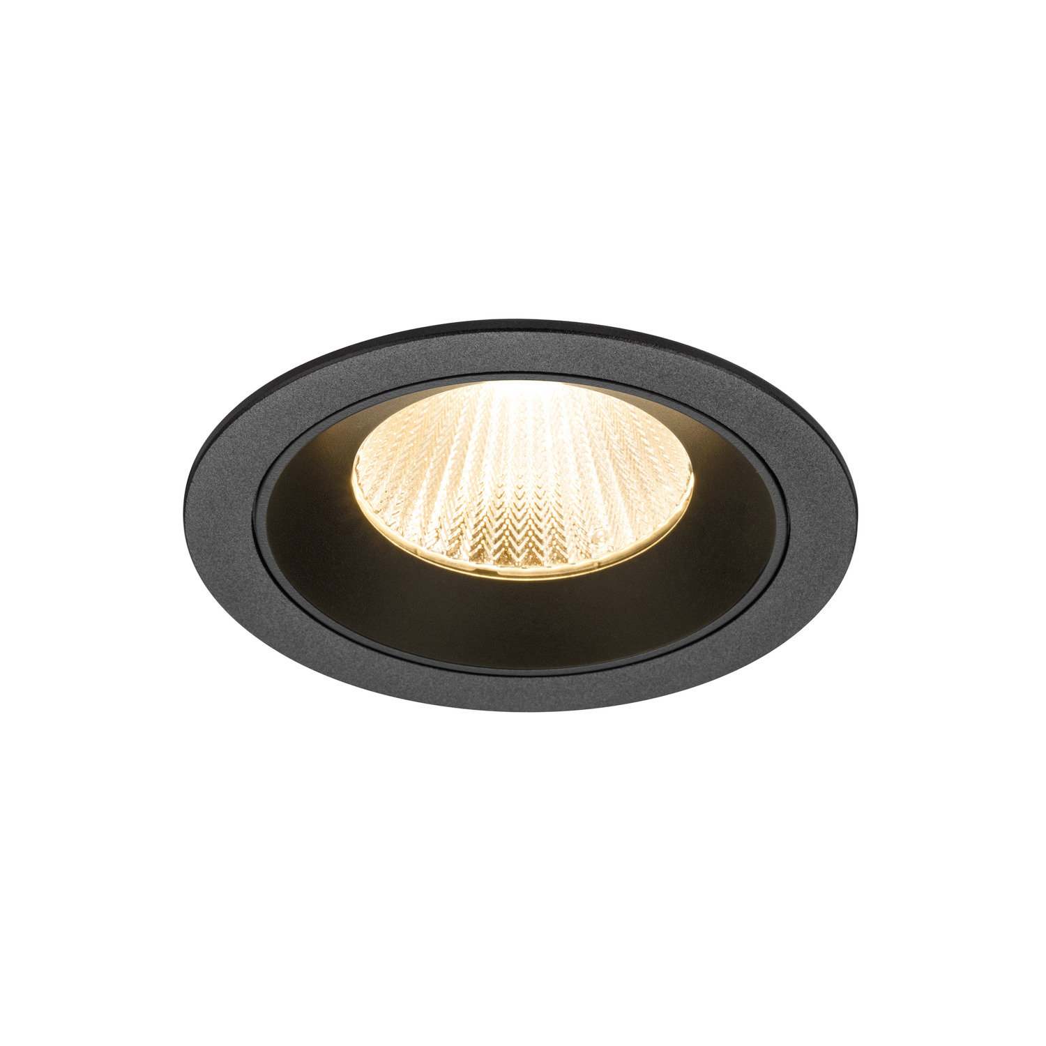 NUMINOS® L infälld takarmatur, 2700 K, 40°, IP20, rund, svart - SLV | Bellalite