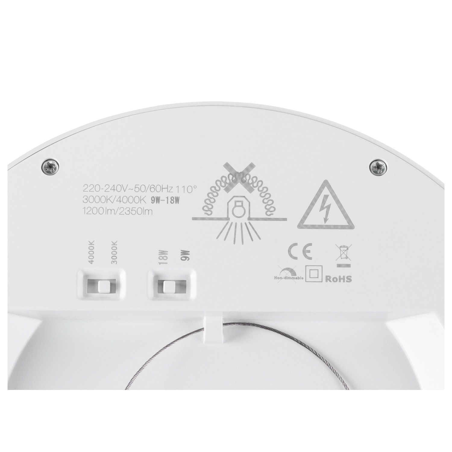 DOWNLIGHT VARIO 220 22 830/840 WH ML  - SLV | Bellalite