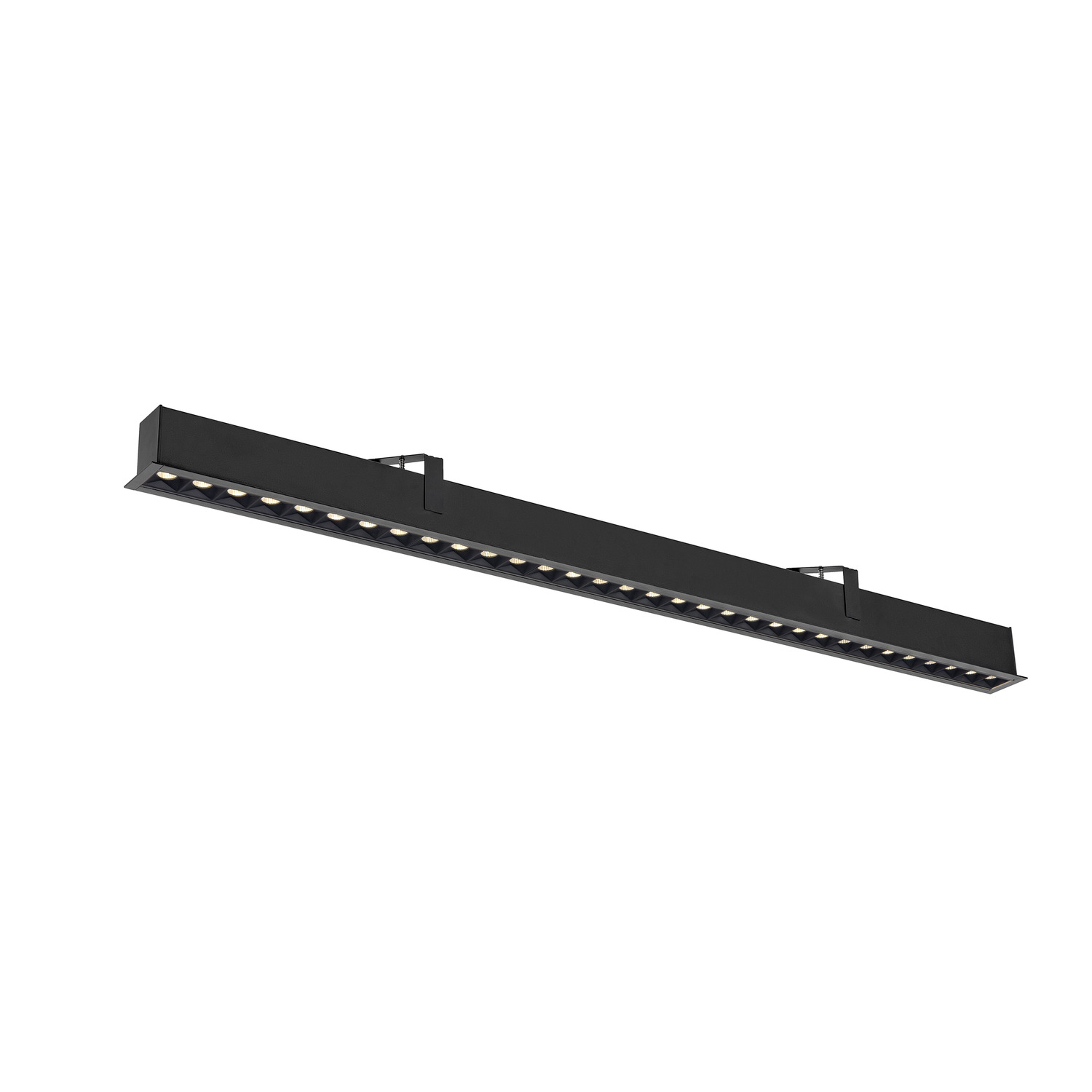 GLENOS® PRO infälld takarmatur, 1, 2m, DALI, UGR19, 3000K, 75° - SLV | Bellalite