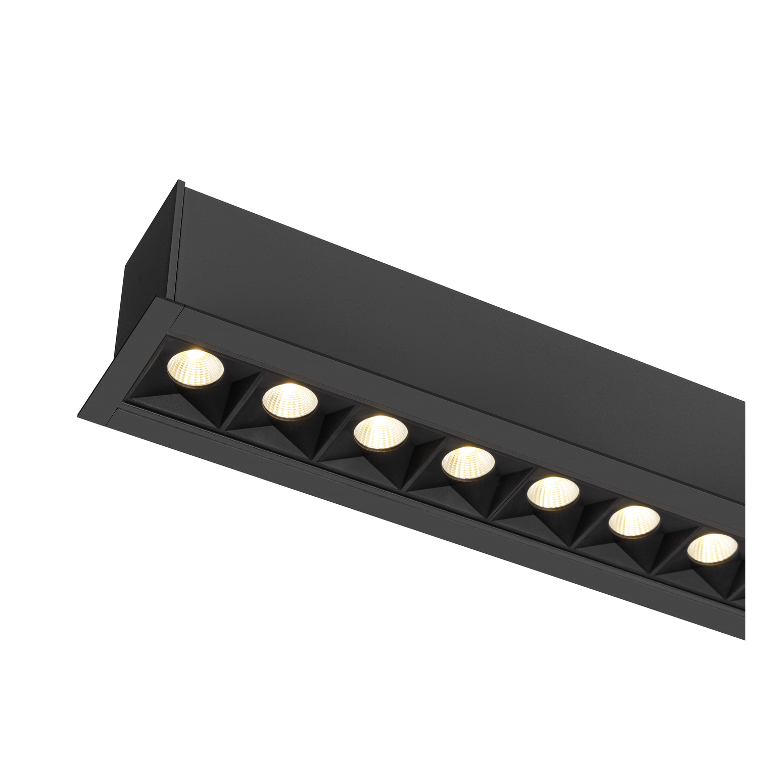 GLENOS® PRO infälld takarmatur, 1, 2m, DALI, UGR19, 3000K, 75° - SLV | Bellalite