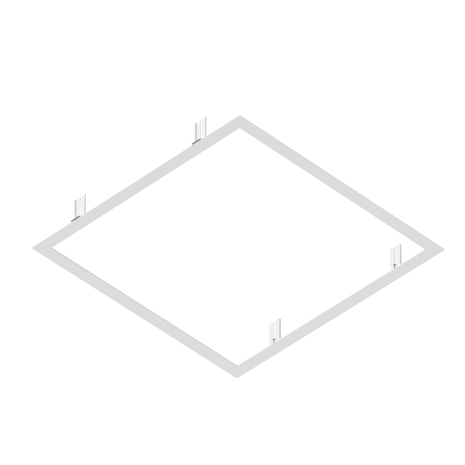 RECESSED MOUNTING FRAME 600 WH - SLV | Bellalite