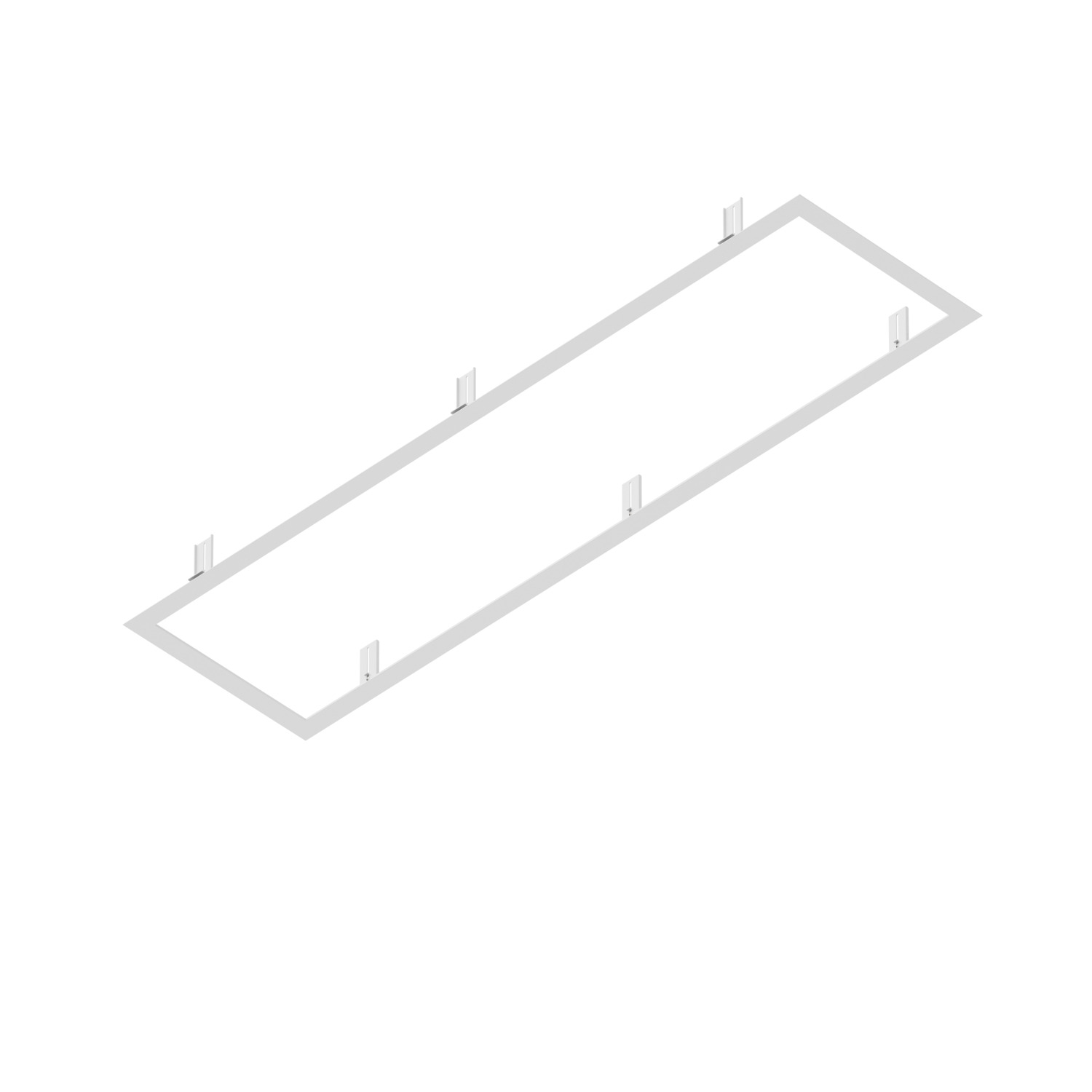 RECESSED MOUNTING FRAME 1200/300 WH - SLV | Bellalite