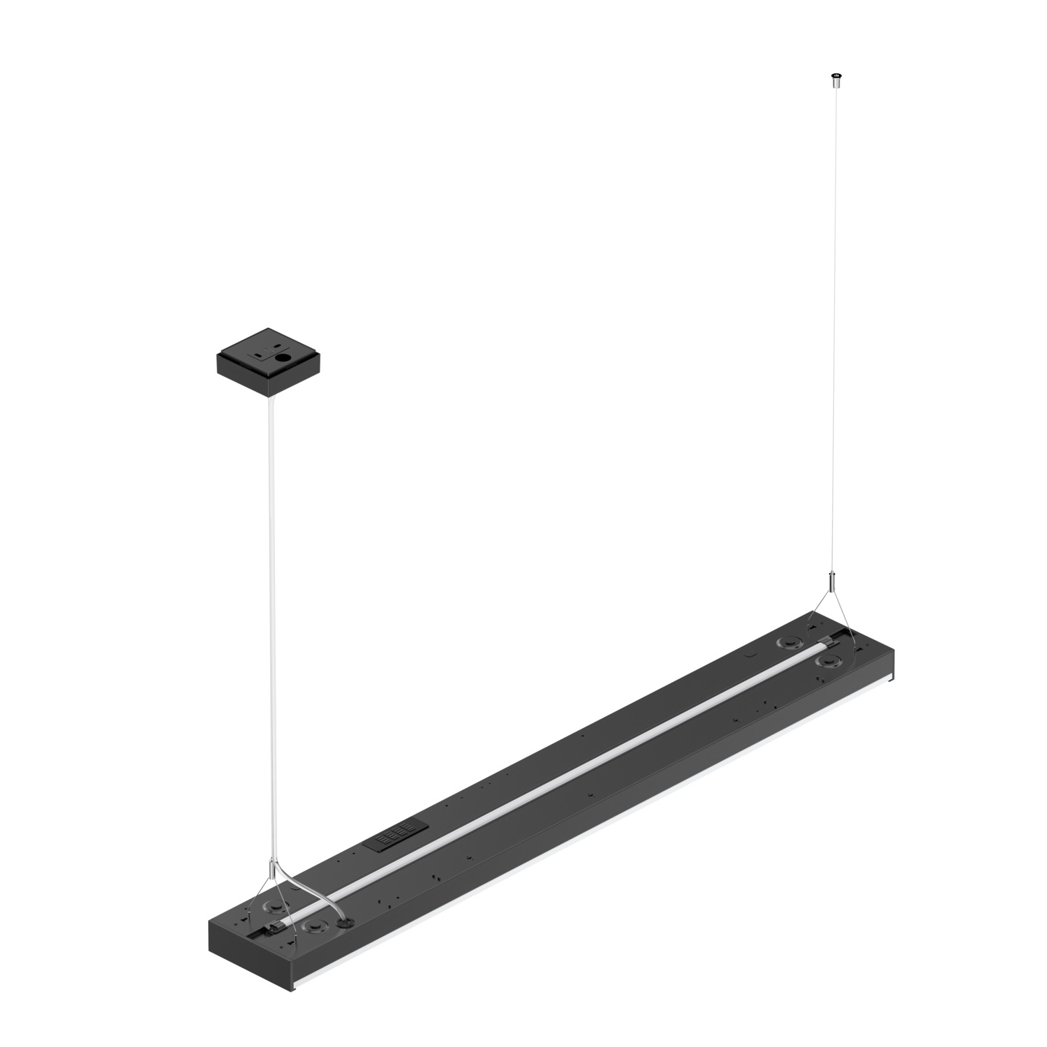 WORKLIGHT P LINE 1200 52 830/840 WB ML DALI DT8 BK - SLV | Bellalite