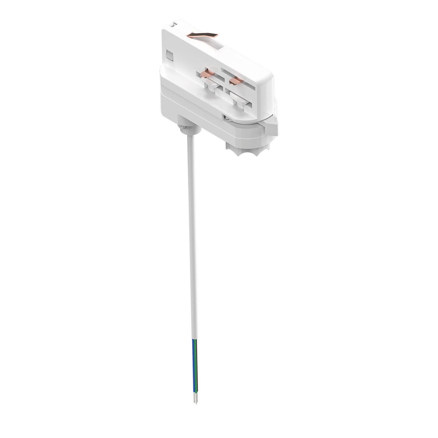 BATTEN INDUSTRY C+P TRACK ADAPTER WH - SLV | Bellalite