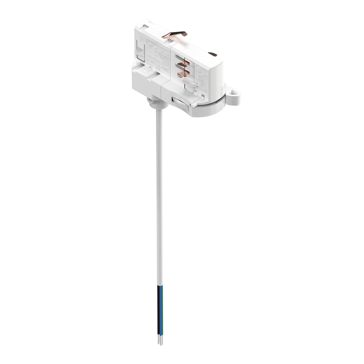 BATTEN INDUSTRY C+P TRACK ADAPTER DALI WH - SLV | Bellalite