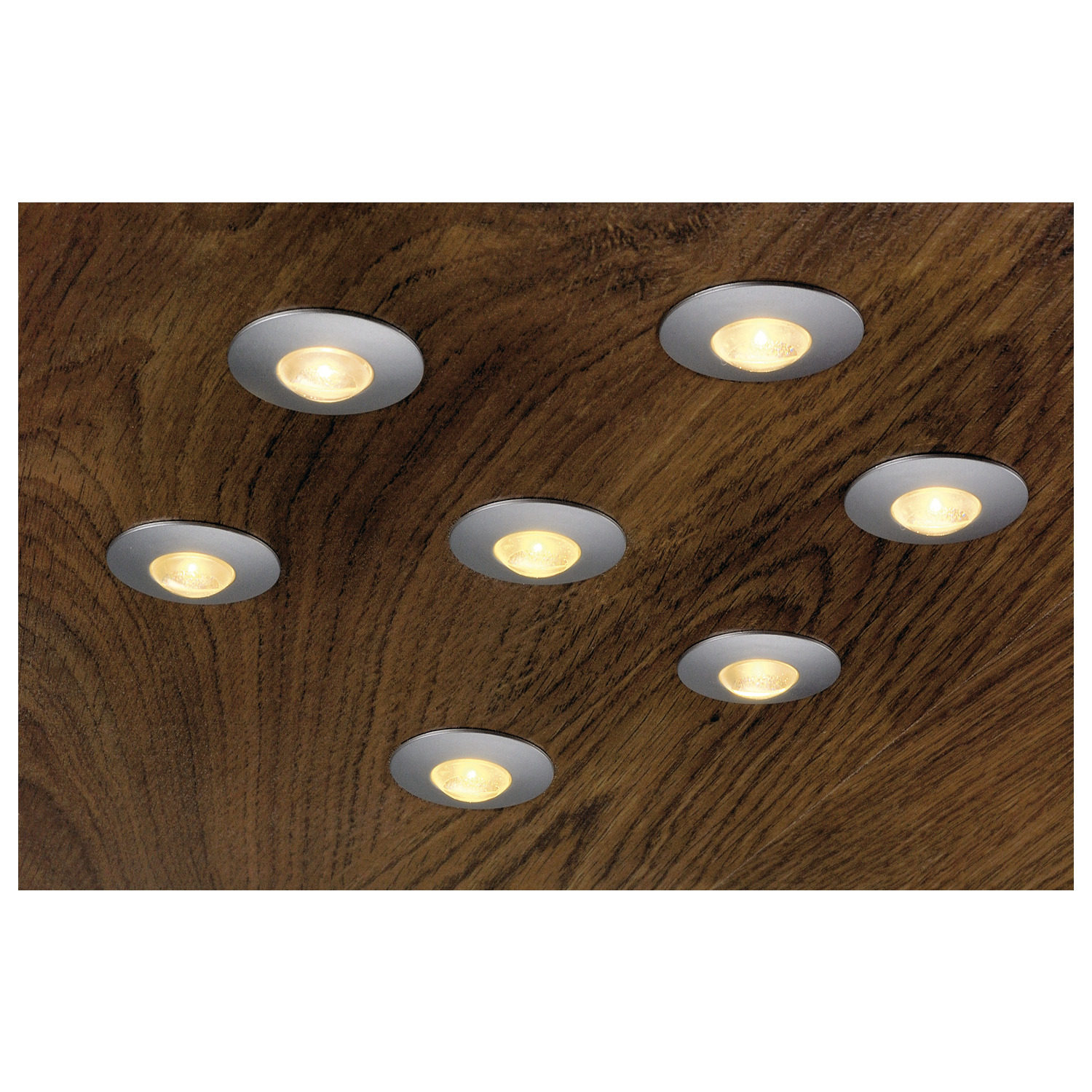 DEKLED infälld armatur, LED, 3000 K, rund, silver metalli - SLV | Bellalite