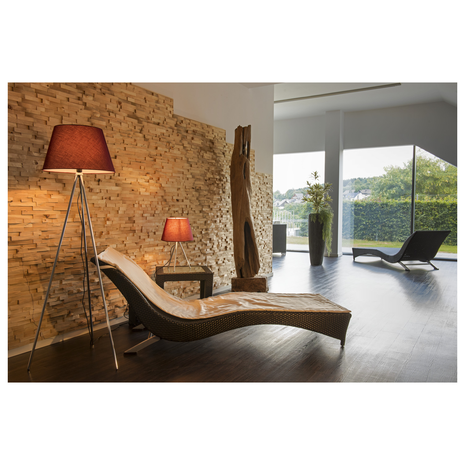 FENDA staande lamp driepoot chroom 1xE27 zonder kap