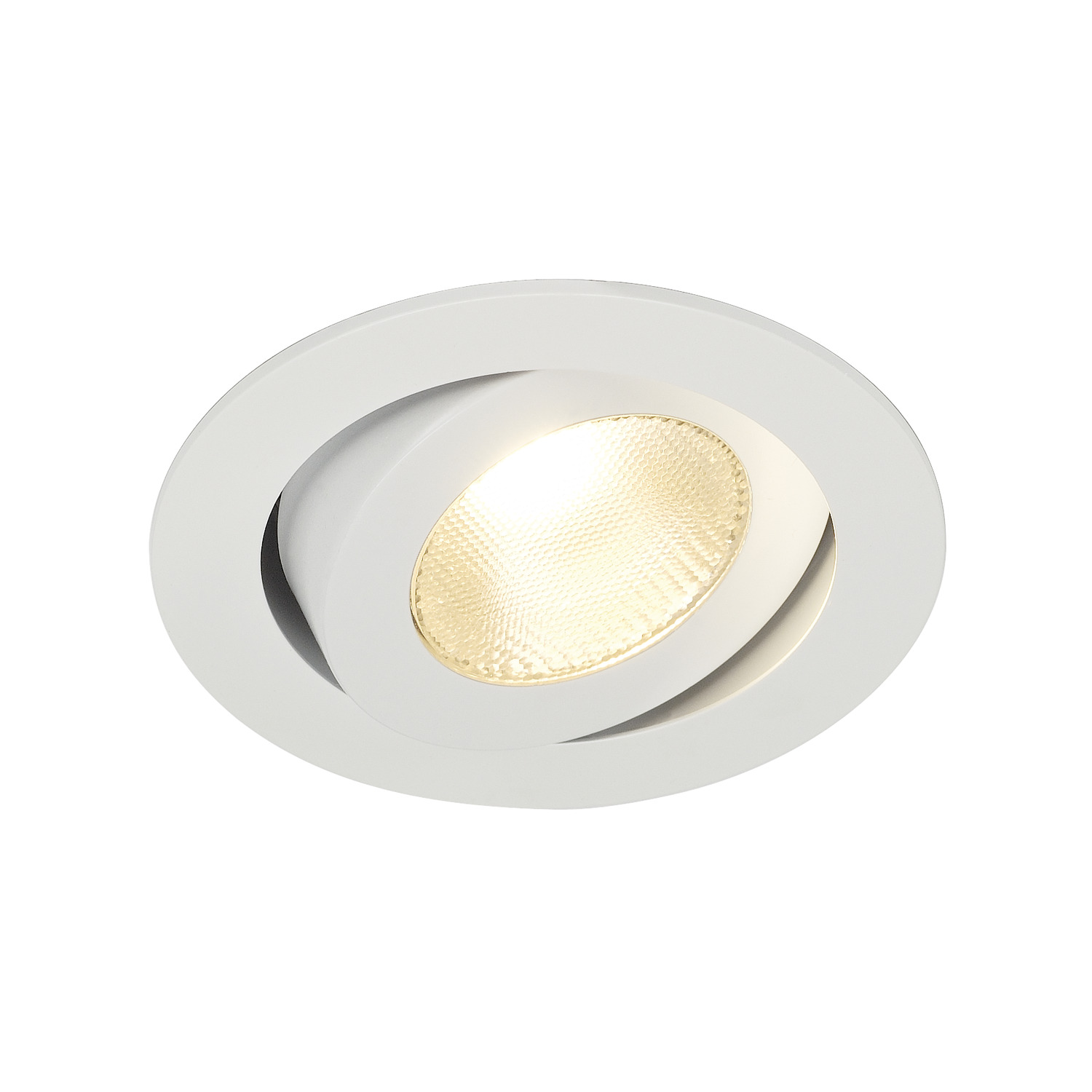 CONTONE infälld lampa, LED, 2000-3000 K, rund, vit, svängb - SLV | Bellalite