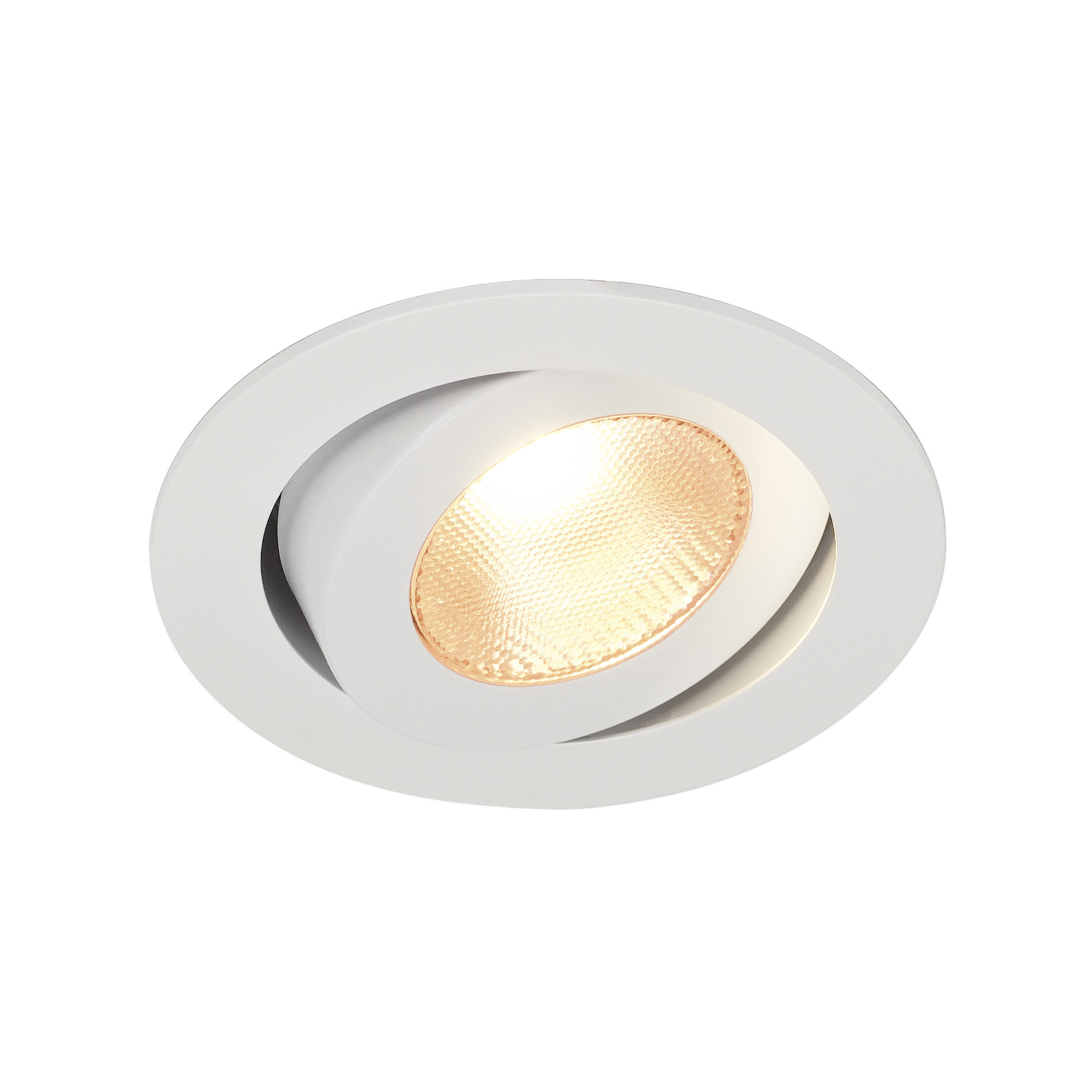 CONTONE infälld lampa, LED, 2000-3000 K, rund, vit, svängb - SLV | Bellalite