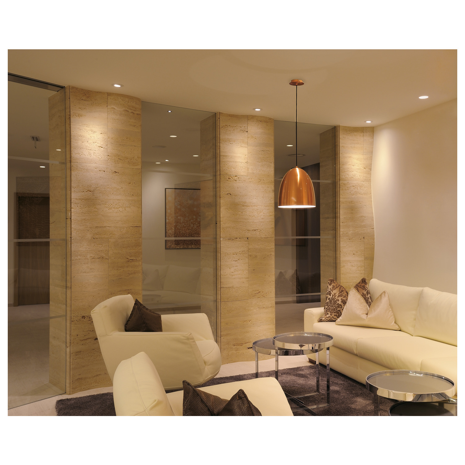 CONTONE infälld lampa, LED, 2000-3000 K, rund, vit, svängb - SLV | Bellalite