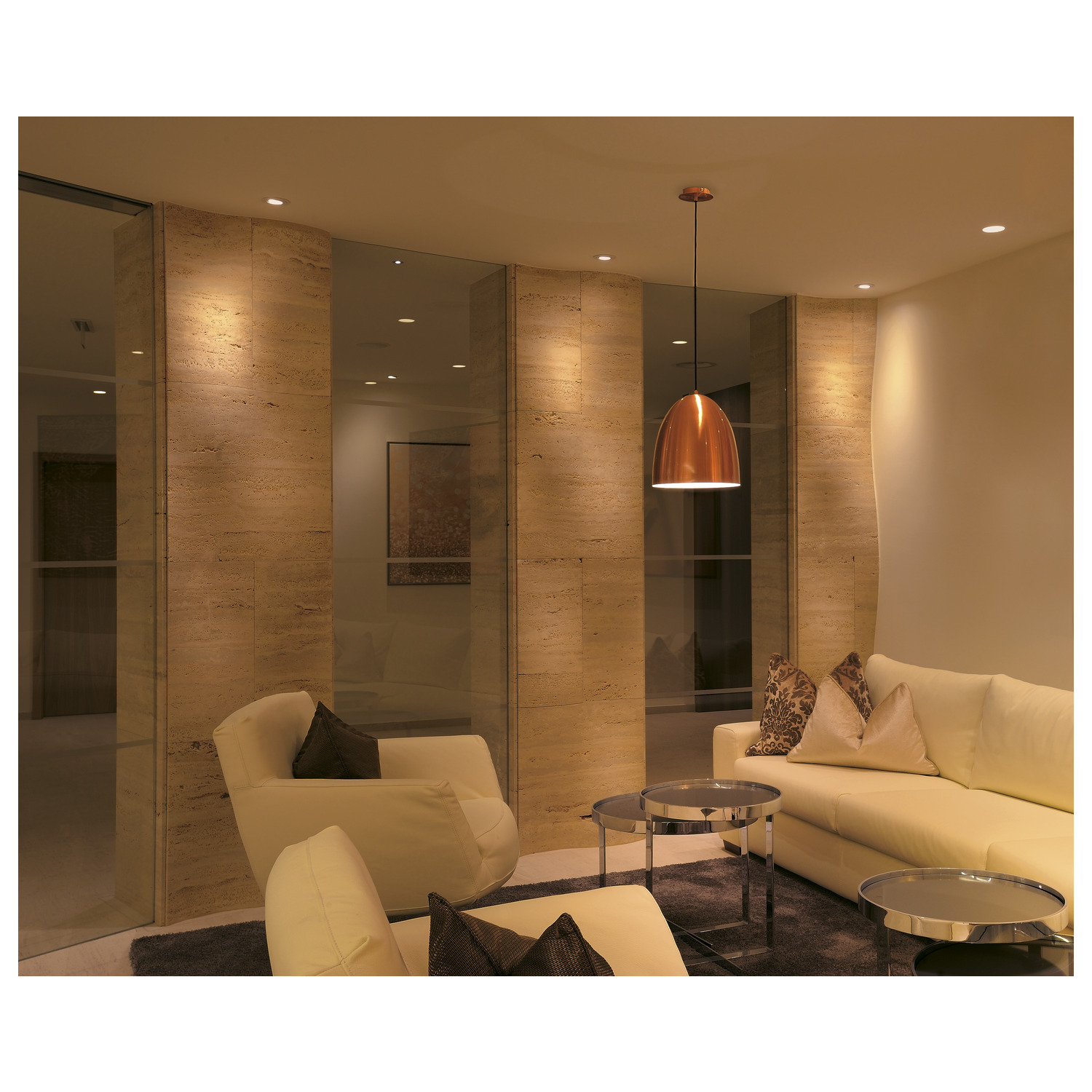 CONTONE infälld lampa, LED, 2000-3000 K, rund, vit, svängb - SLV | Bellalite