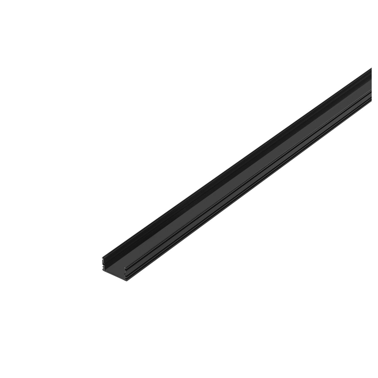 GLENOS Linear-opbouw-profiel 2713-200 2m mat zwart img