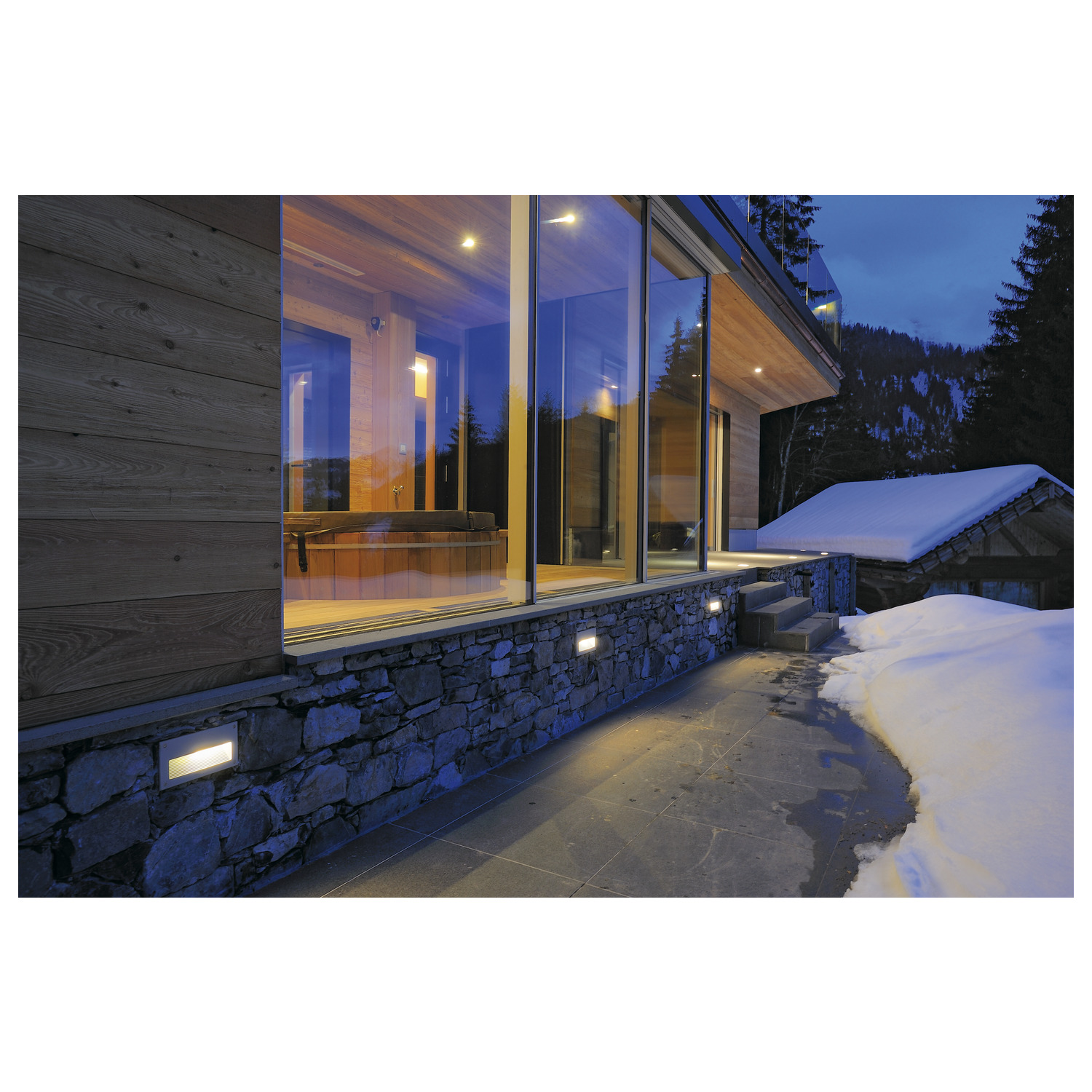BRICK DOWNUNDER Outdoor infälld utomhusväggarmatur, LED, 3000 K, I - SLV | Bellalite