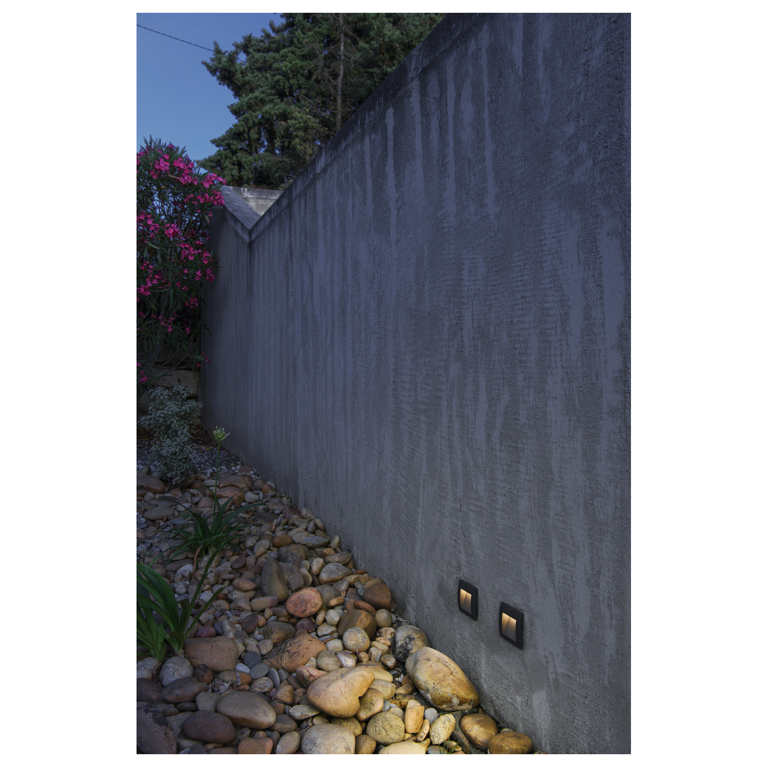 DOWNUNDER OUT LED S Outdoor infälld utomhusväggarmatur, LED, 3000 K, a - SLV | Bellalite