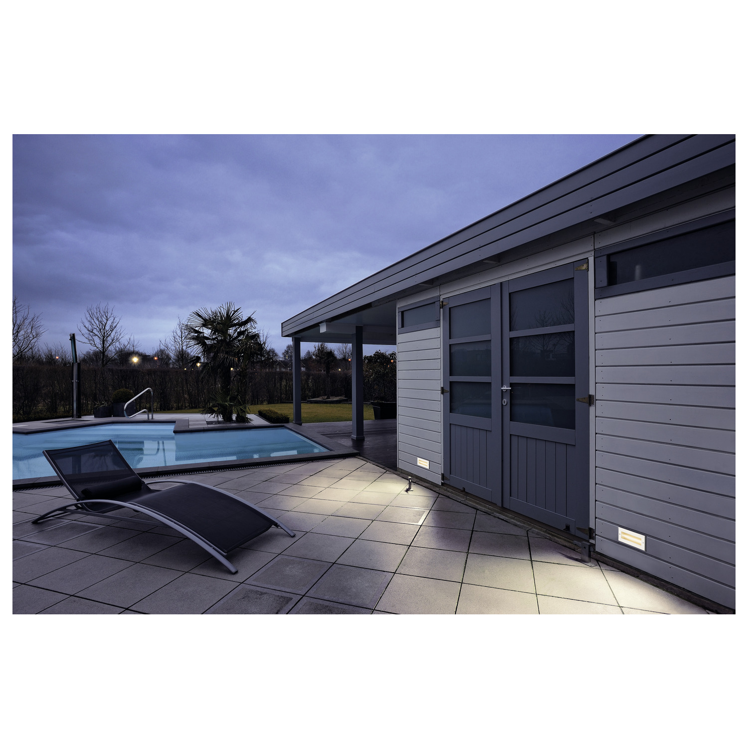 BRICK Outdoor infälld utomhusväggarmatur, LED, 3000 K, r - SLV | Bellalite