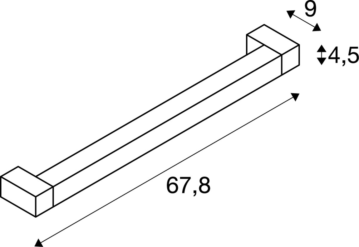 LONG GRILL Vägg- och taklampa, LED, 3000 K, vit - SLV | Bellalite
