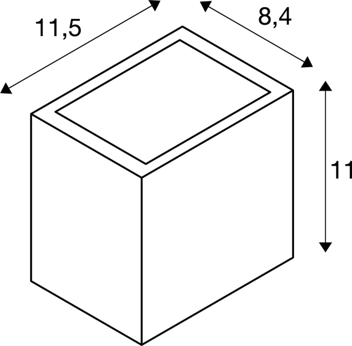 SITRA CUBE Rost - SLV | Bellalite