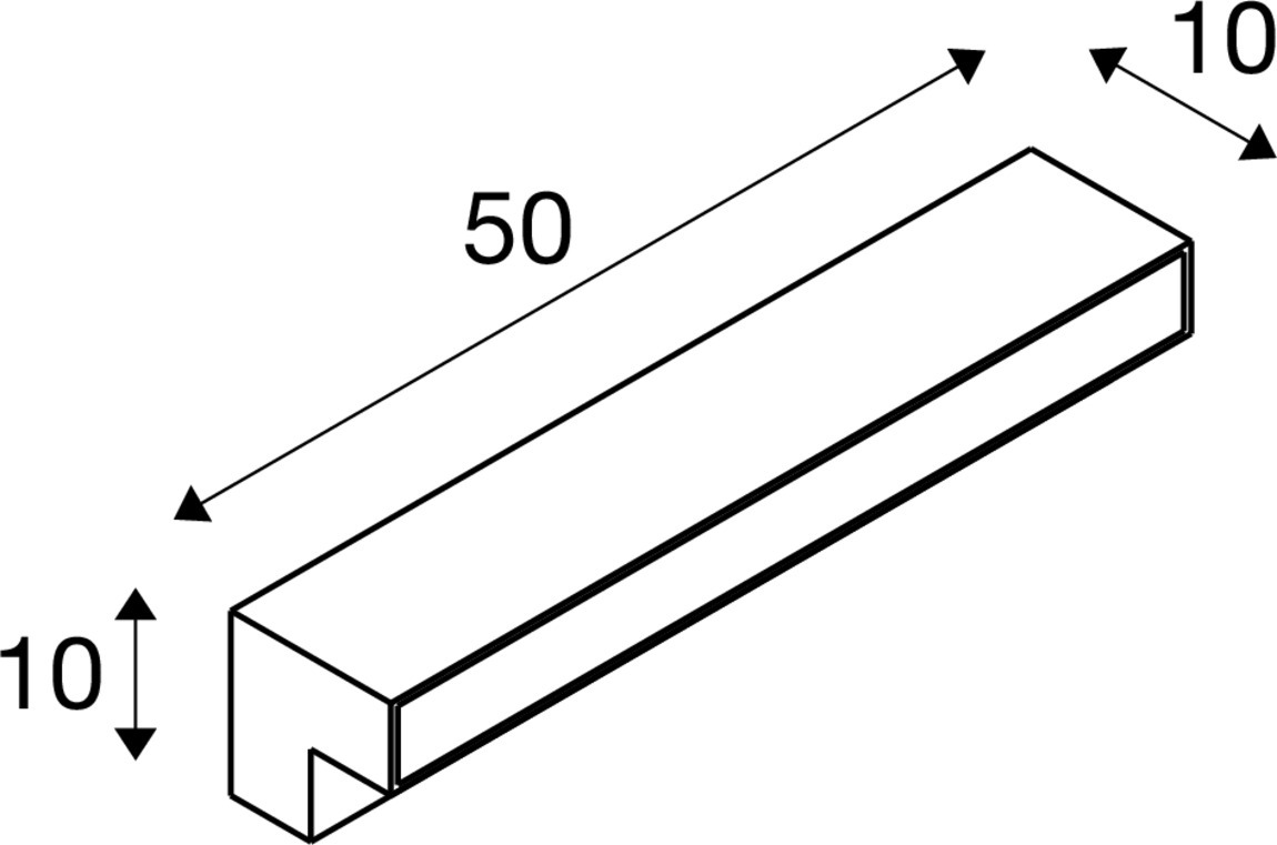 L-LINE OUT 60 FL Outdoor LED-golvlampa antracit CCT-switch 3000/400 - SLV | Bellalite