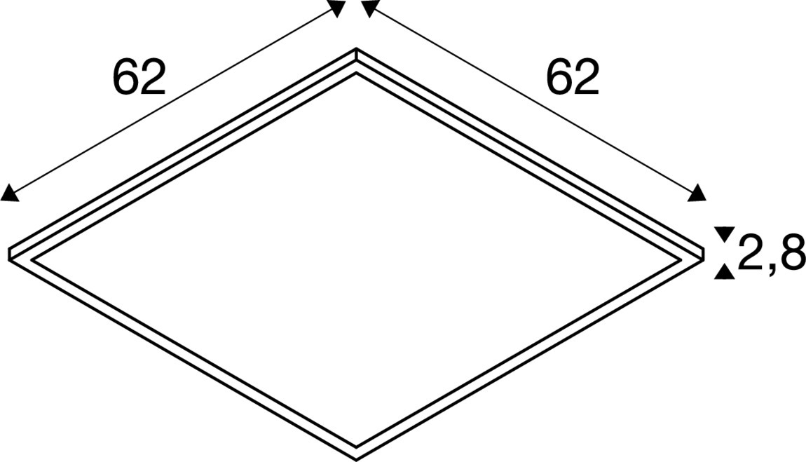 PANEL V 625 34 W 830/840 - SLV | Bellalite