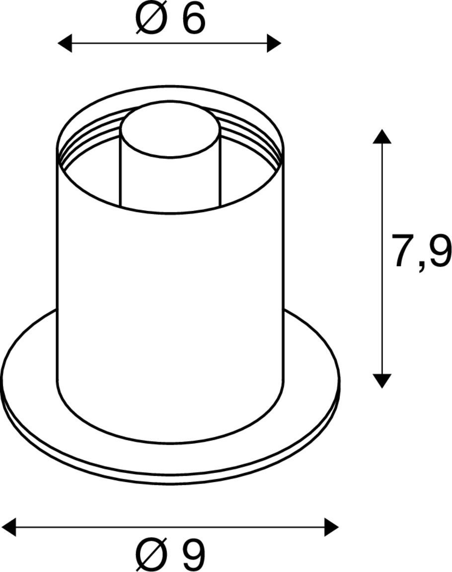 VARYT Bordslampa, rund, 1x max. 6 W, E14, krom - SLV | Bellalite