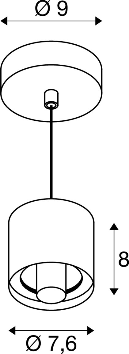 VARYT Hängande lampa, E14, Pendellängd 150 cm, 1x max. 6 - SLV | Bellalite